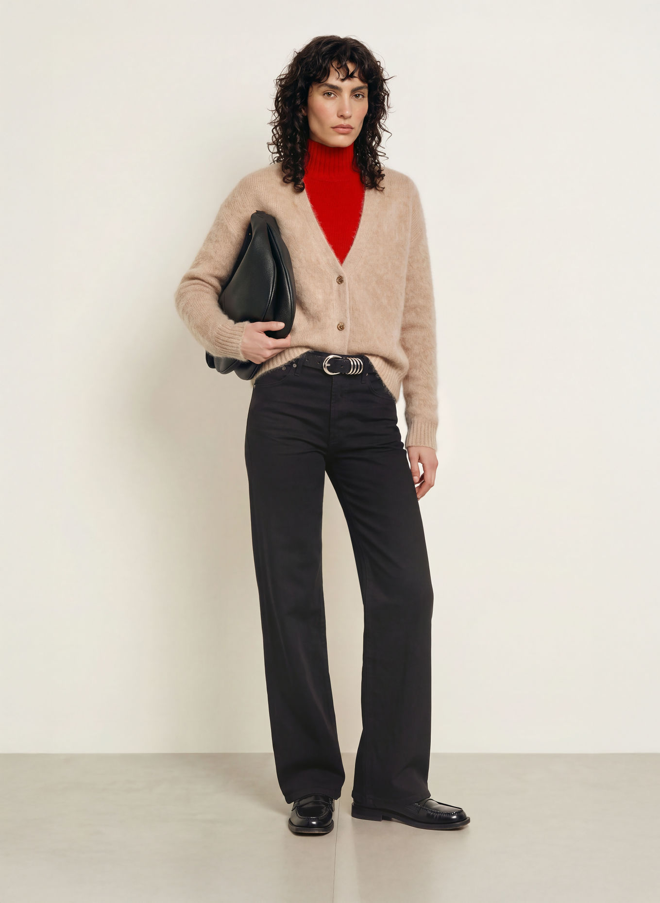 HEMISPHERE Gilet en cachemire: BEIGE