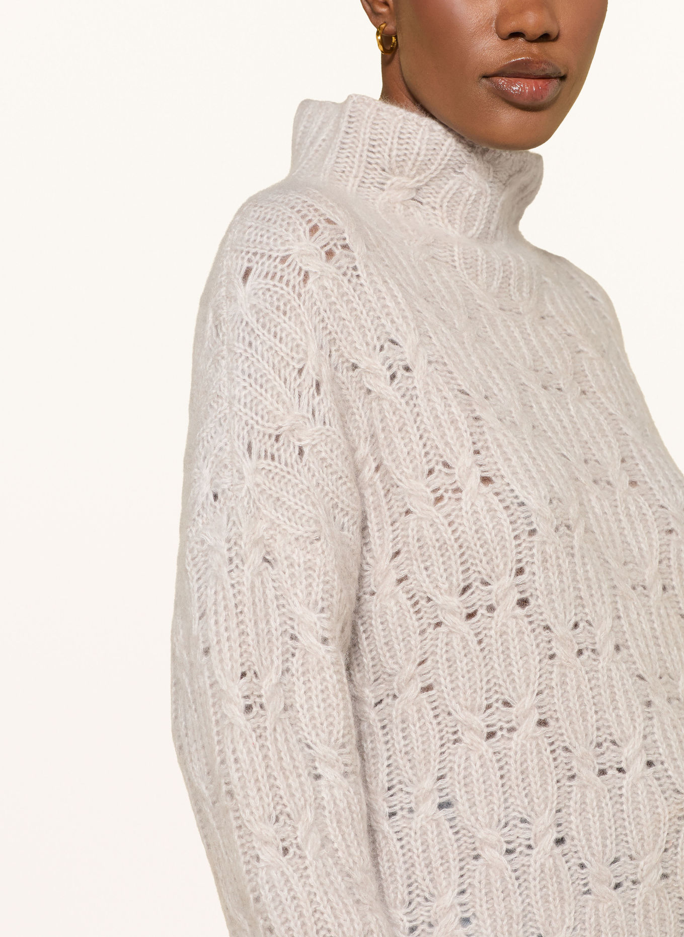 HEMISPHERE Trui met kasjmier: BEIGE