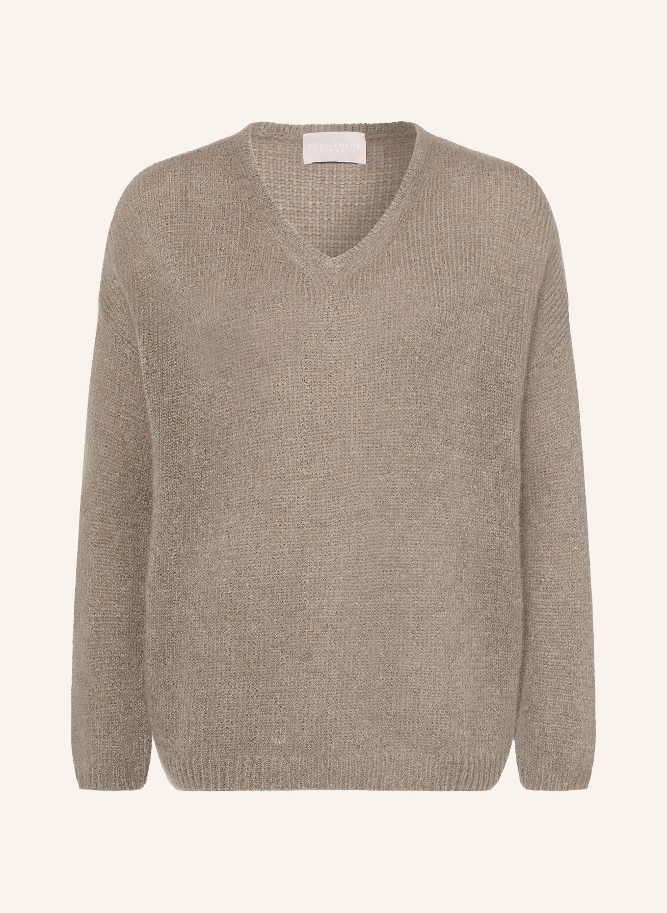 HEMISPHERE Cashmere Sweater: TAUPE