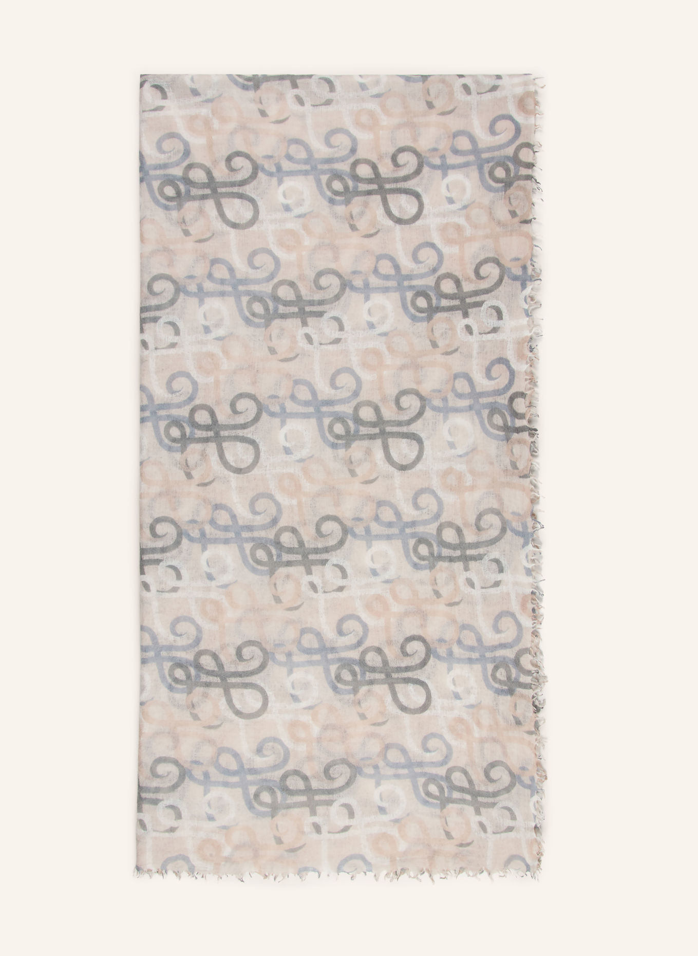 HEMISPHERE Cashmere-Schal: HELLGRAU / TAUPE / GRAU