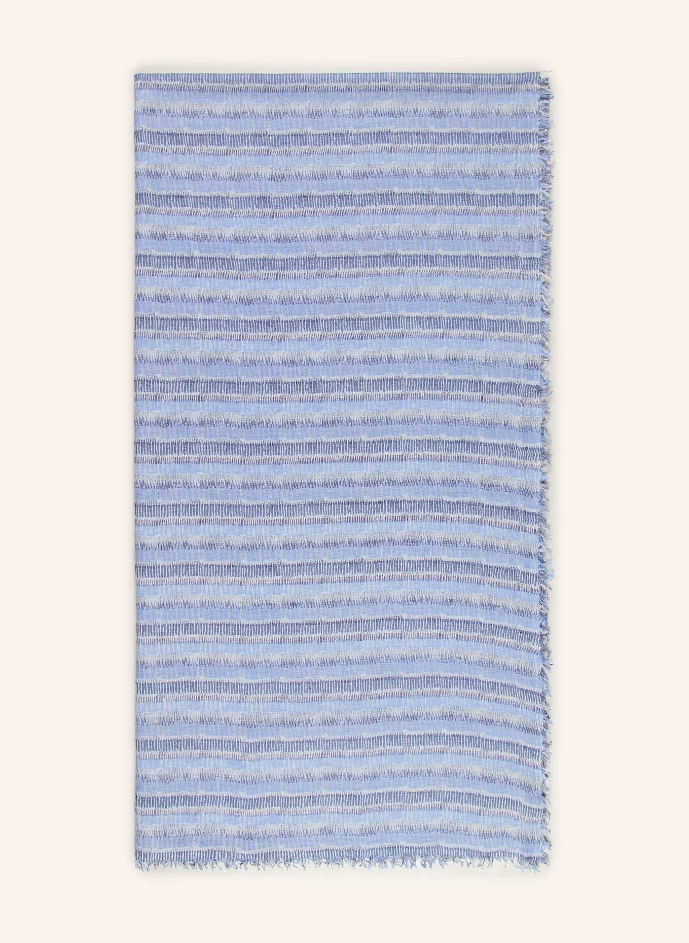 HEMISPHERE Sjaal met zijde: BLAUW