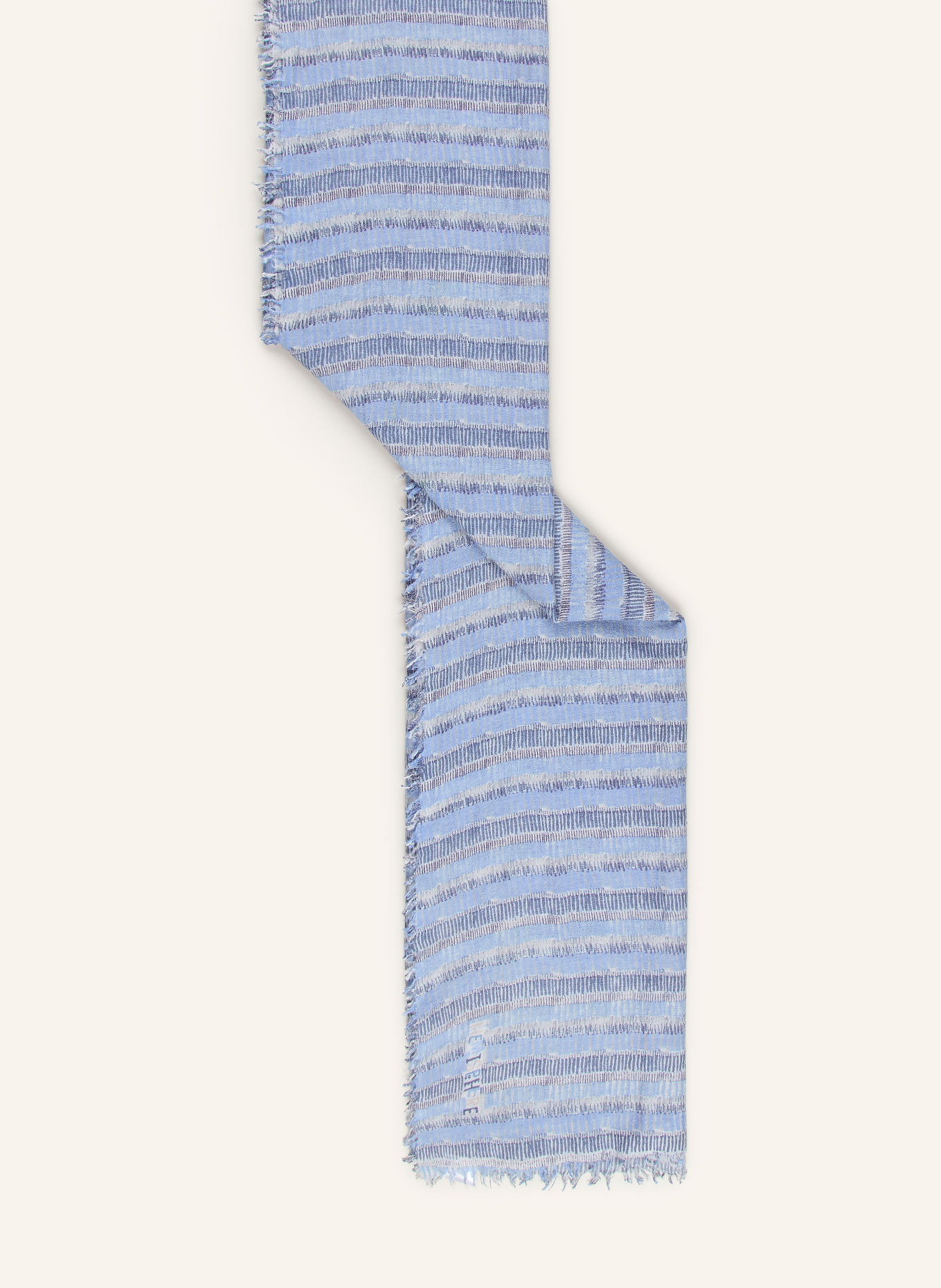 HEMISPHERE Sjaal met zijde: BLAUW