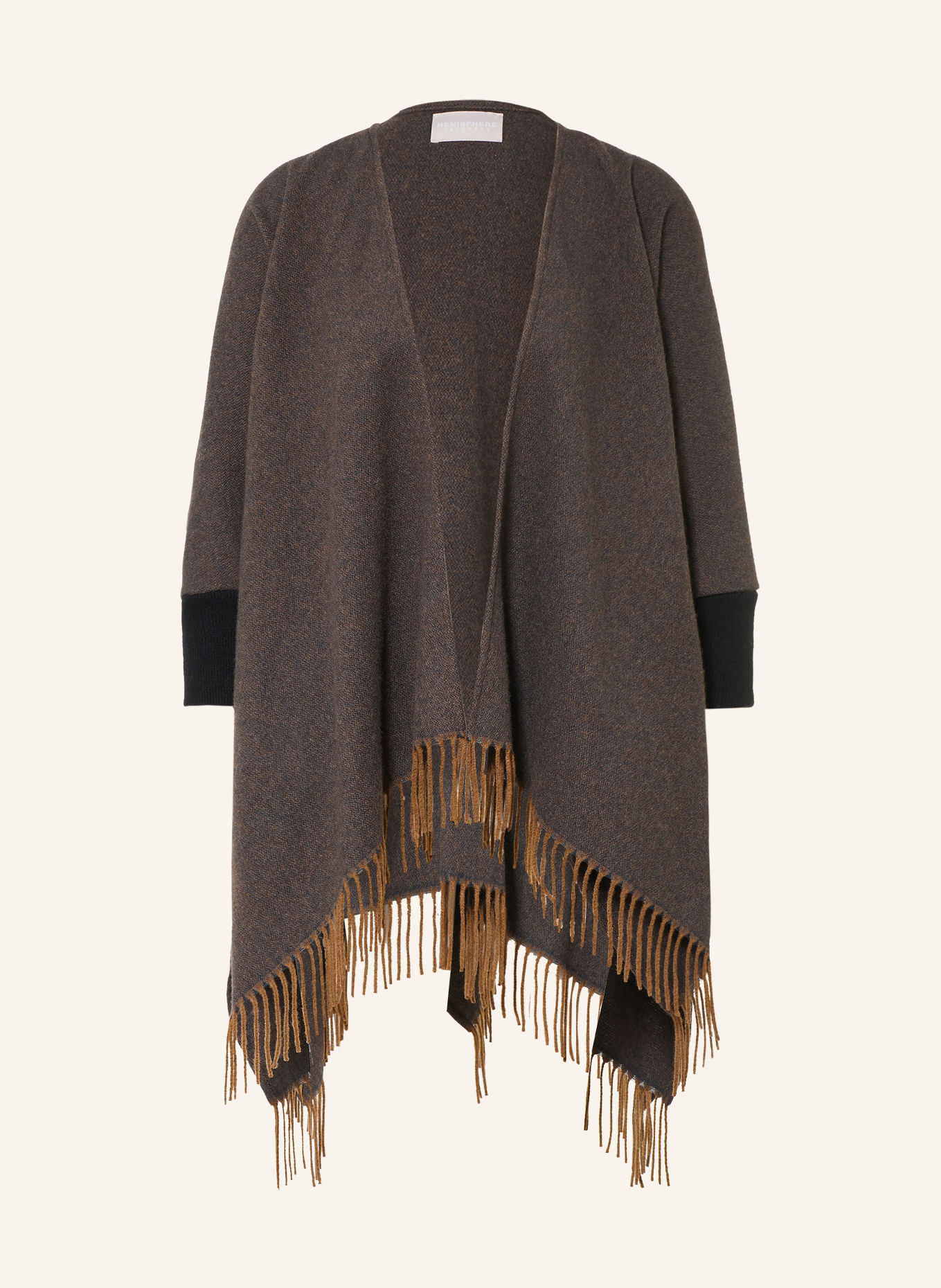 HEMISPHERE Kasjmier-Cape: MARRON FONCÉ / ZWART