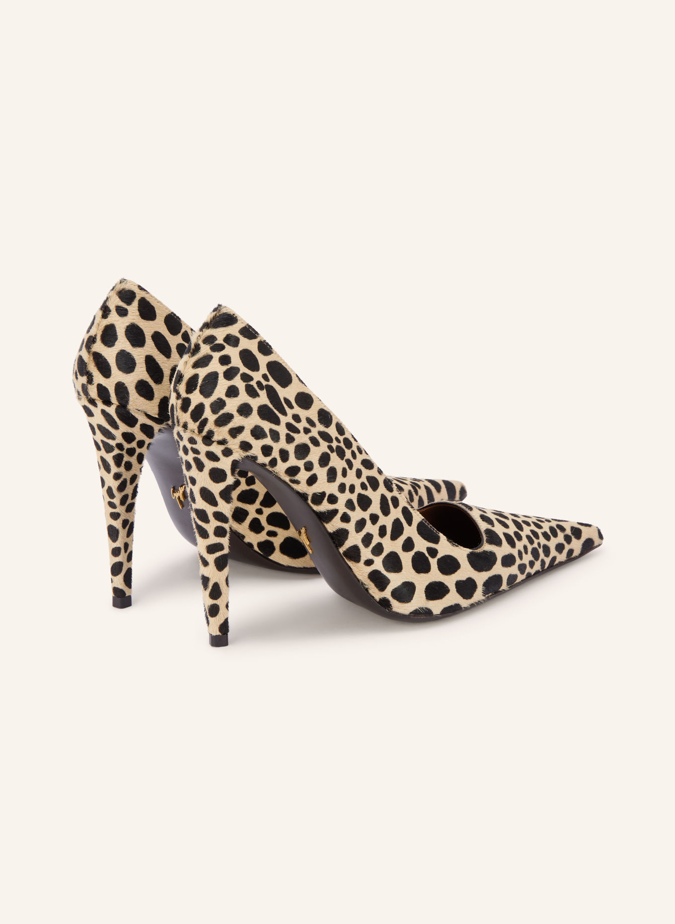 GIUSEPPE ZANOTTI DESIGN Escarpins SAVAGE: MARRON CLAIR / NOIR