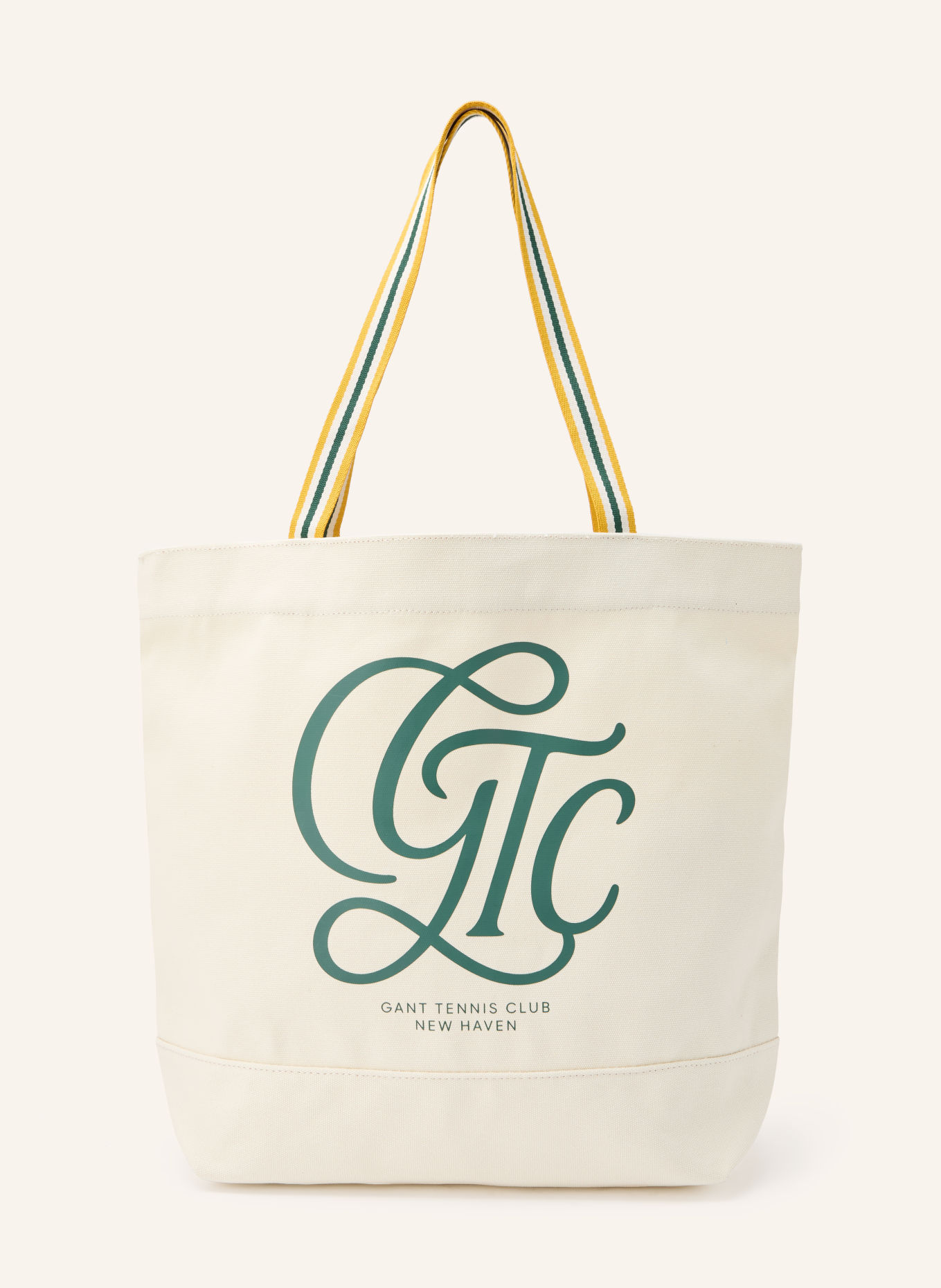 GANT Shopper: ECRU / GRÜN