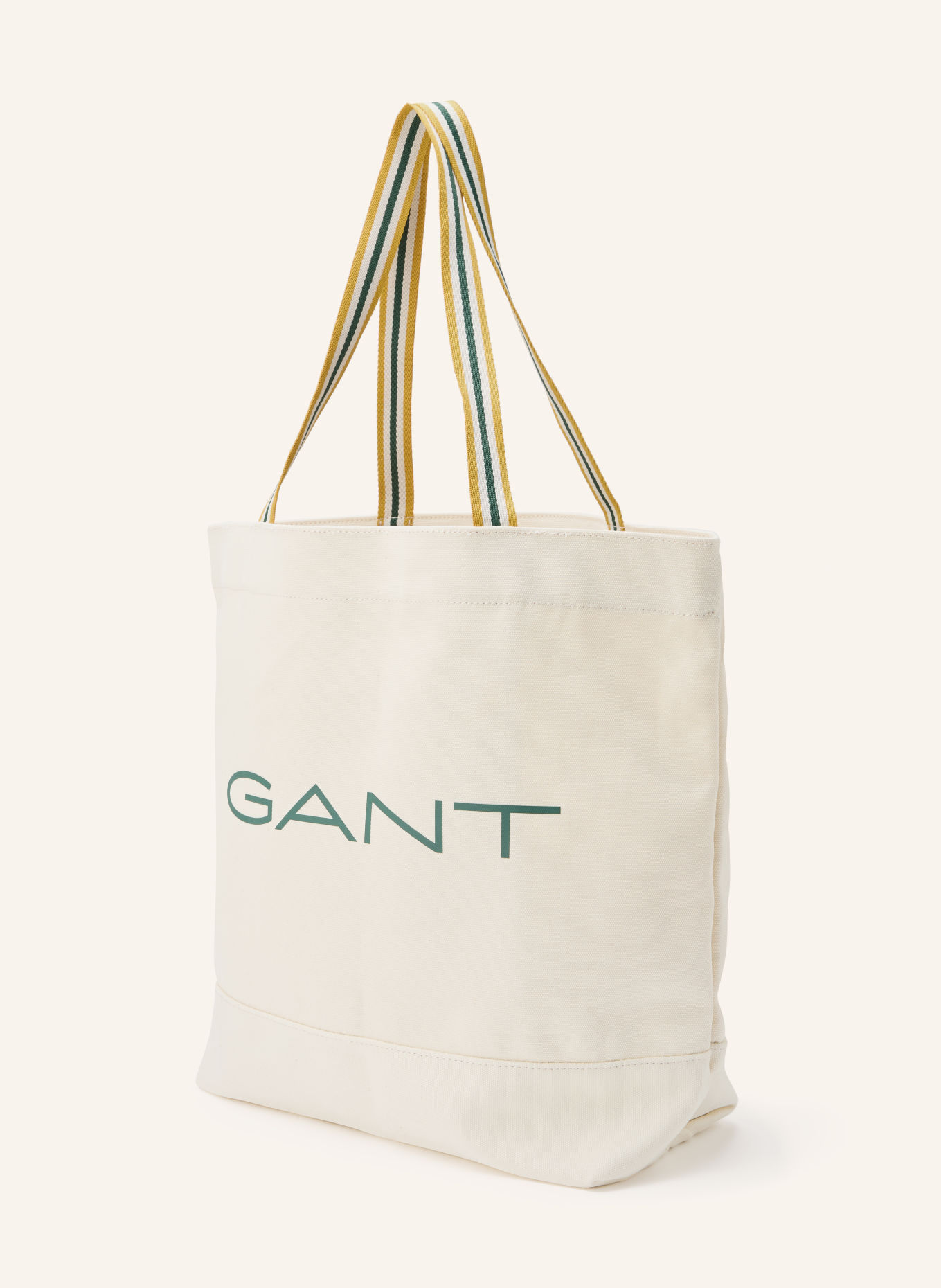 GANT Shopper: ECRU / GRÜN