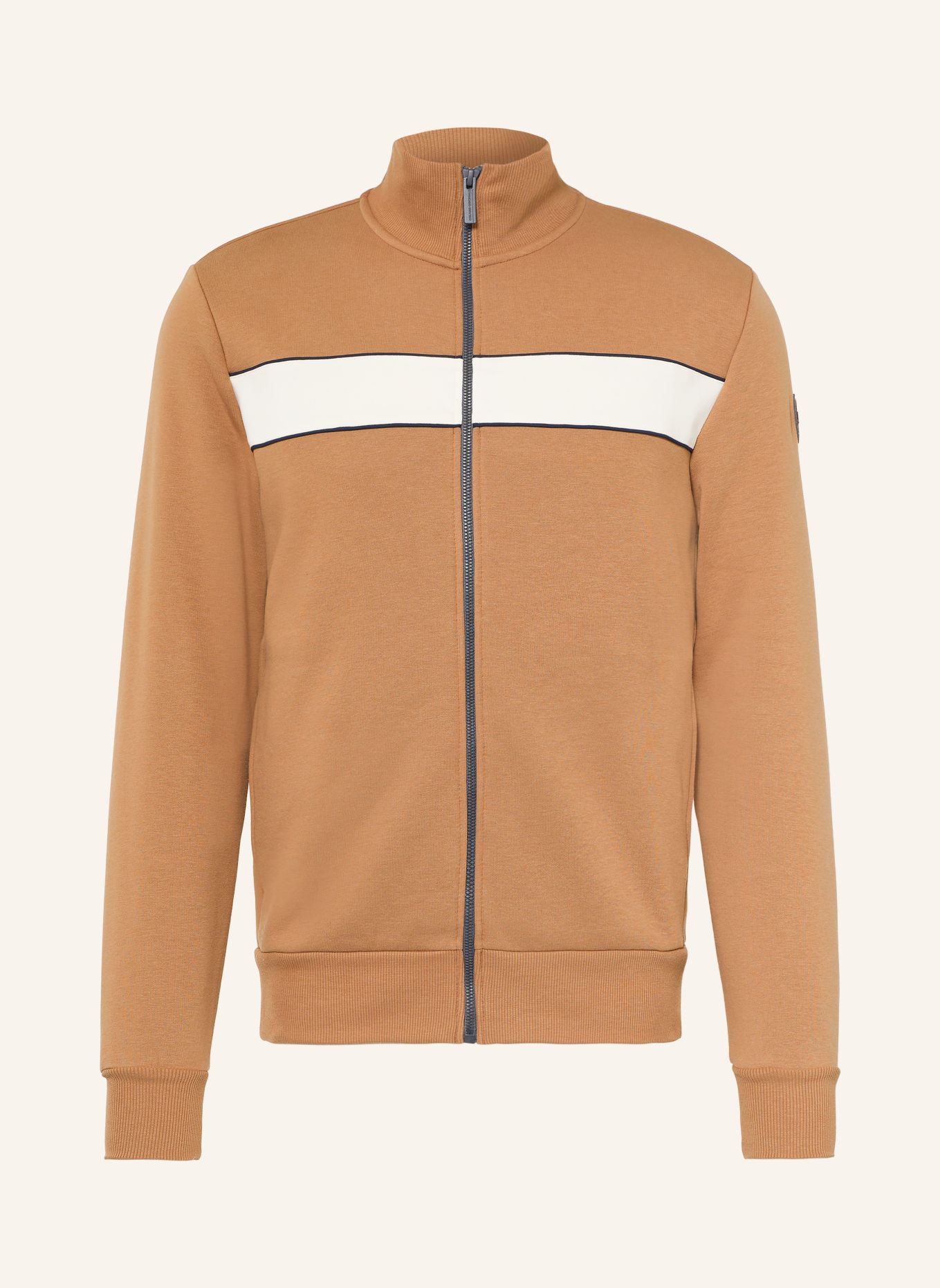 COLMAR Jachetă din material de tip sweat UOMO: MARO / CREM / NEGRU