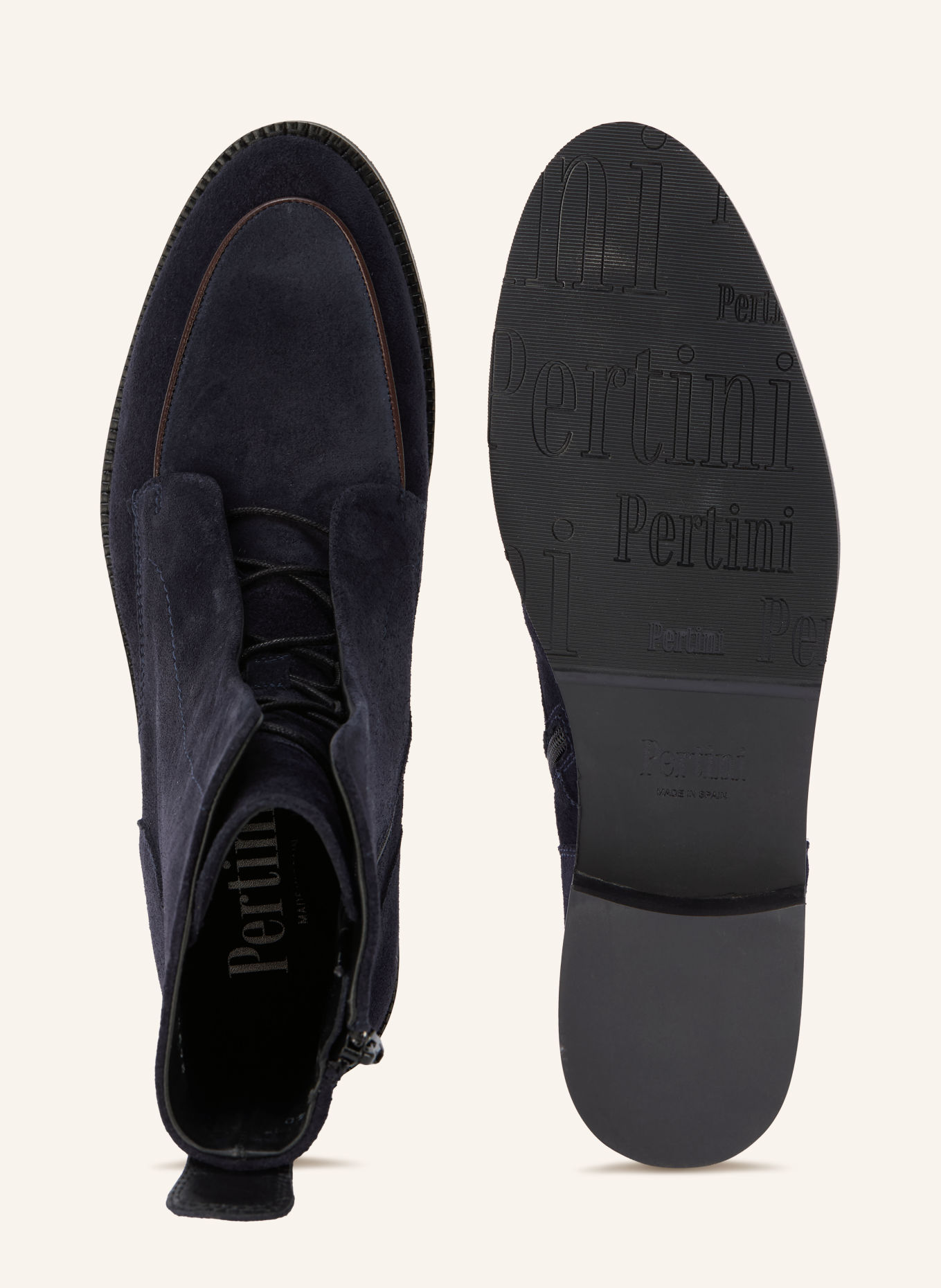 Pertini Veterboots: DONKERBLAUW