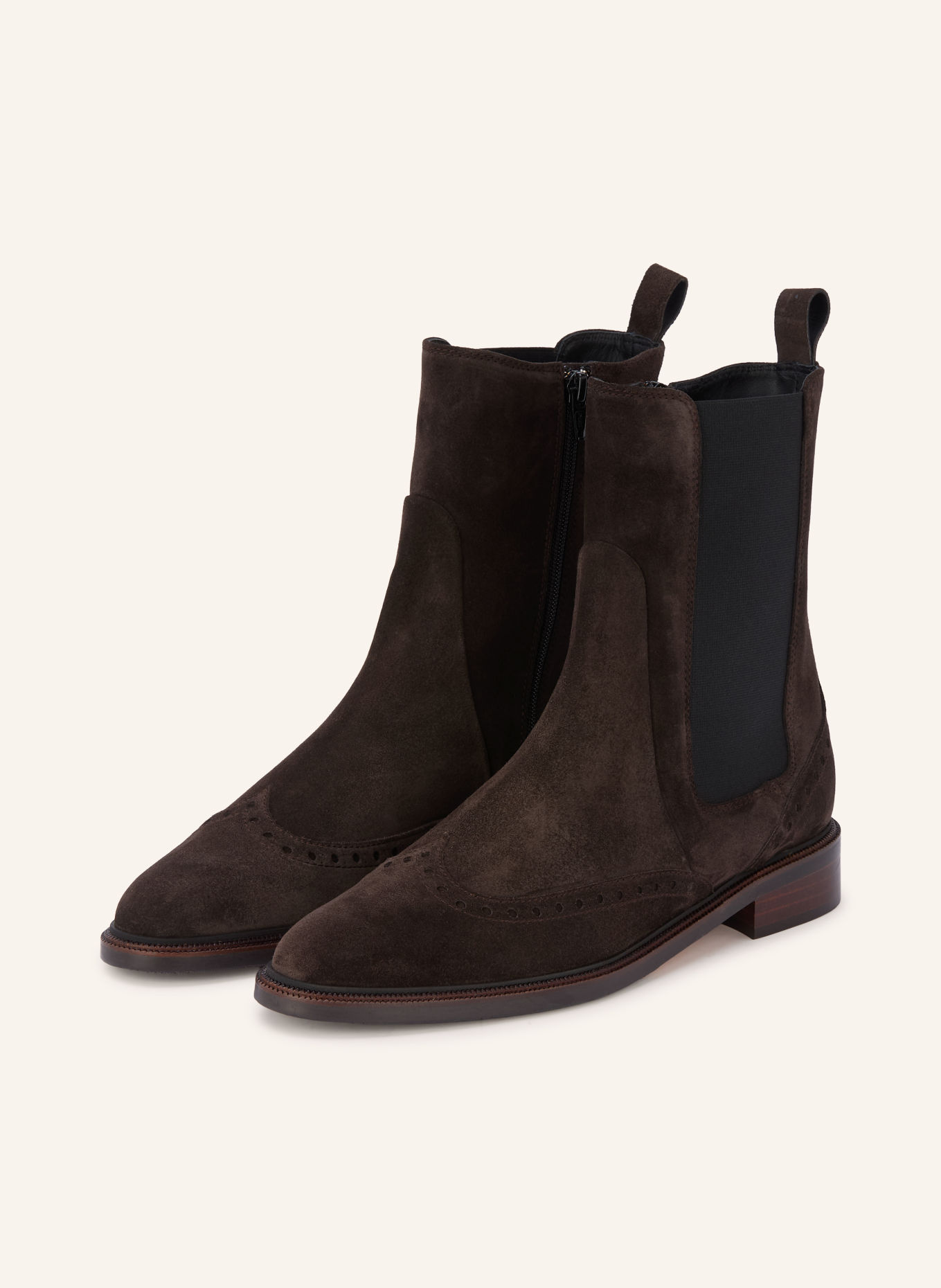 Pertini Chelsea boots: DARK BROWN