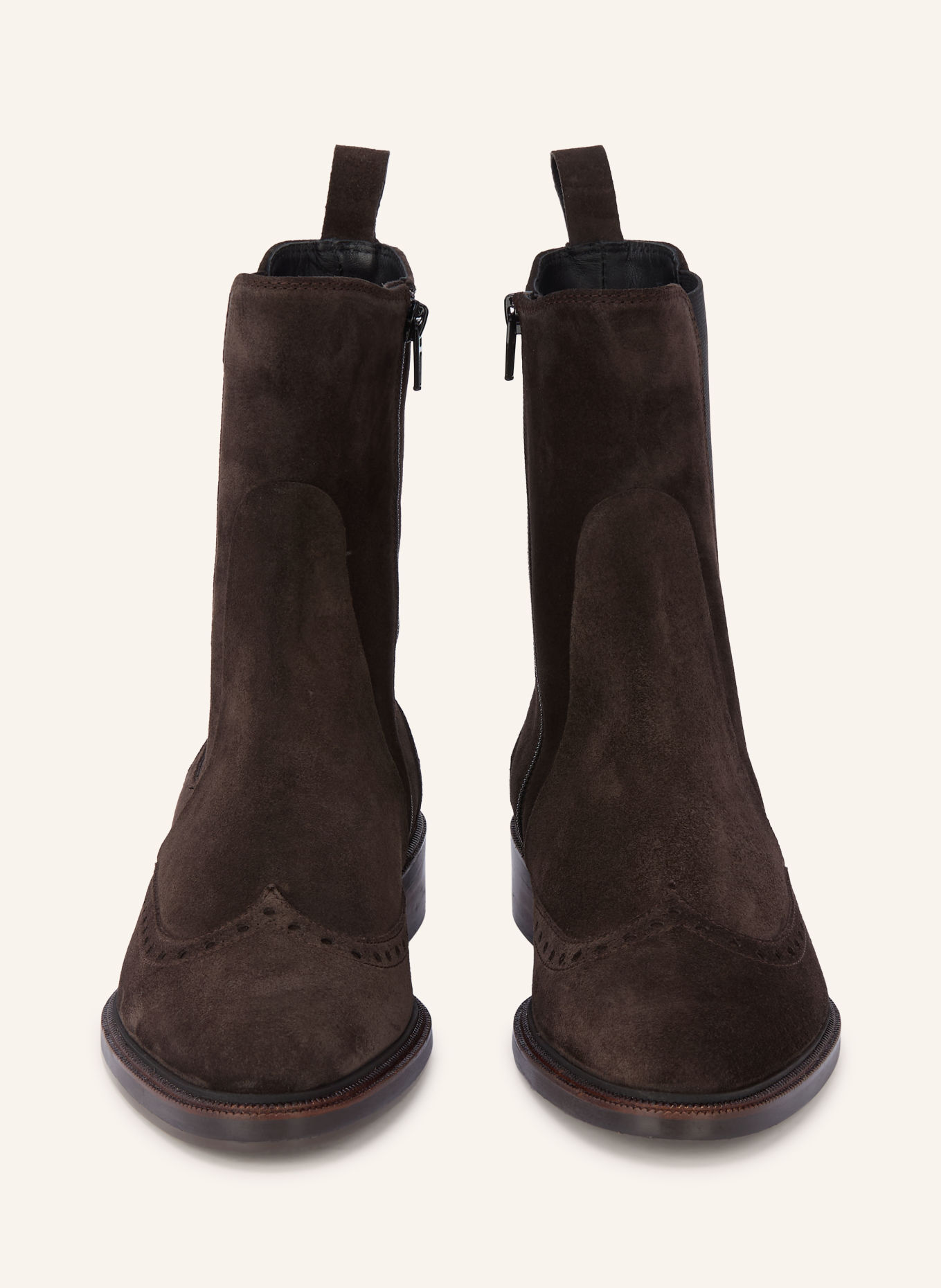 Pertini Chelsea boots: DARK BROWN
