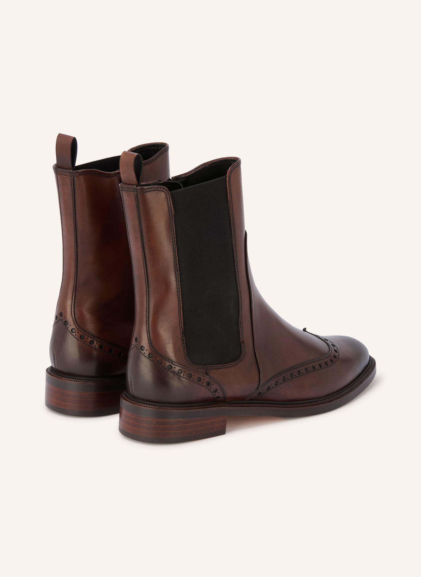 Pertini Chelsea boots: DARK BROWN