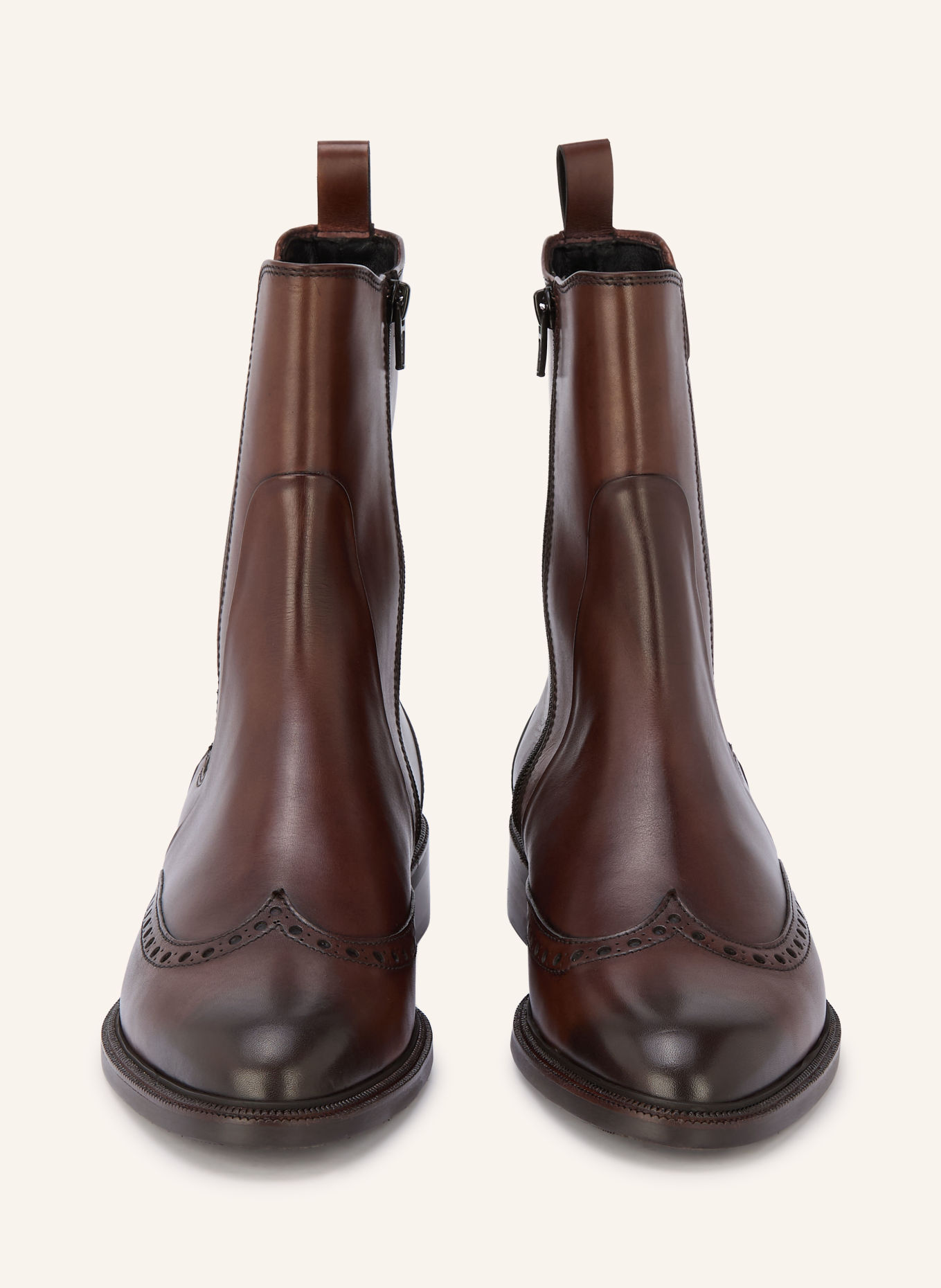 Pertini Chelsea boots: DARK BROWN