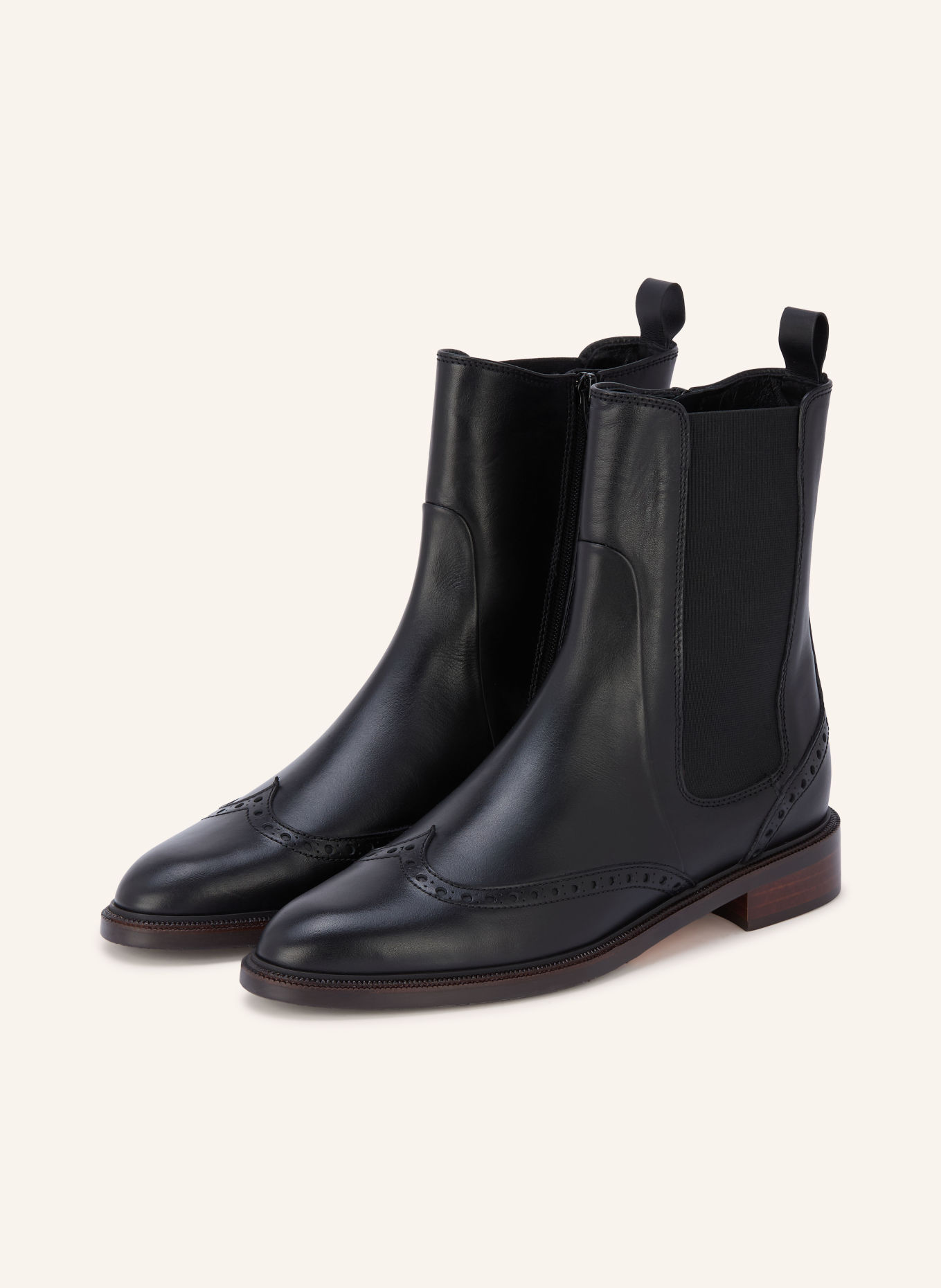 Pertini Chelsea boots: BLACK