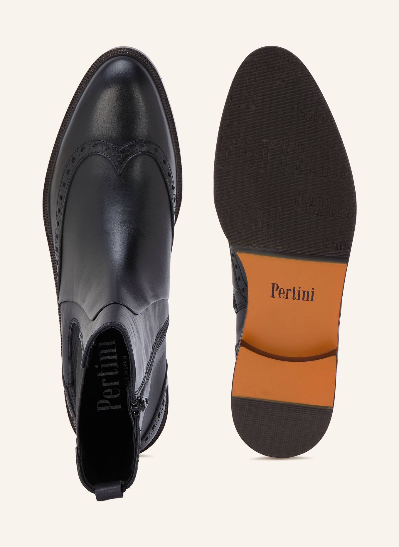 Pertini Chelsea boots: BLACK
