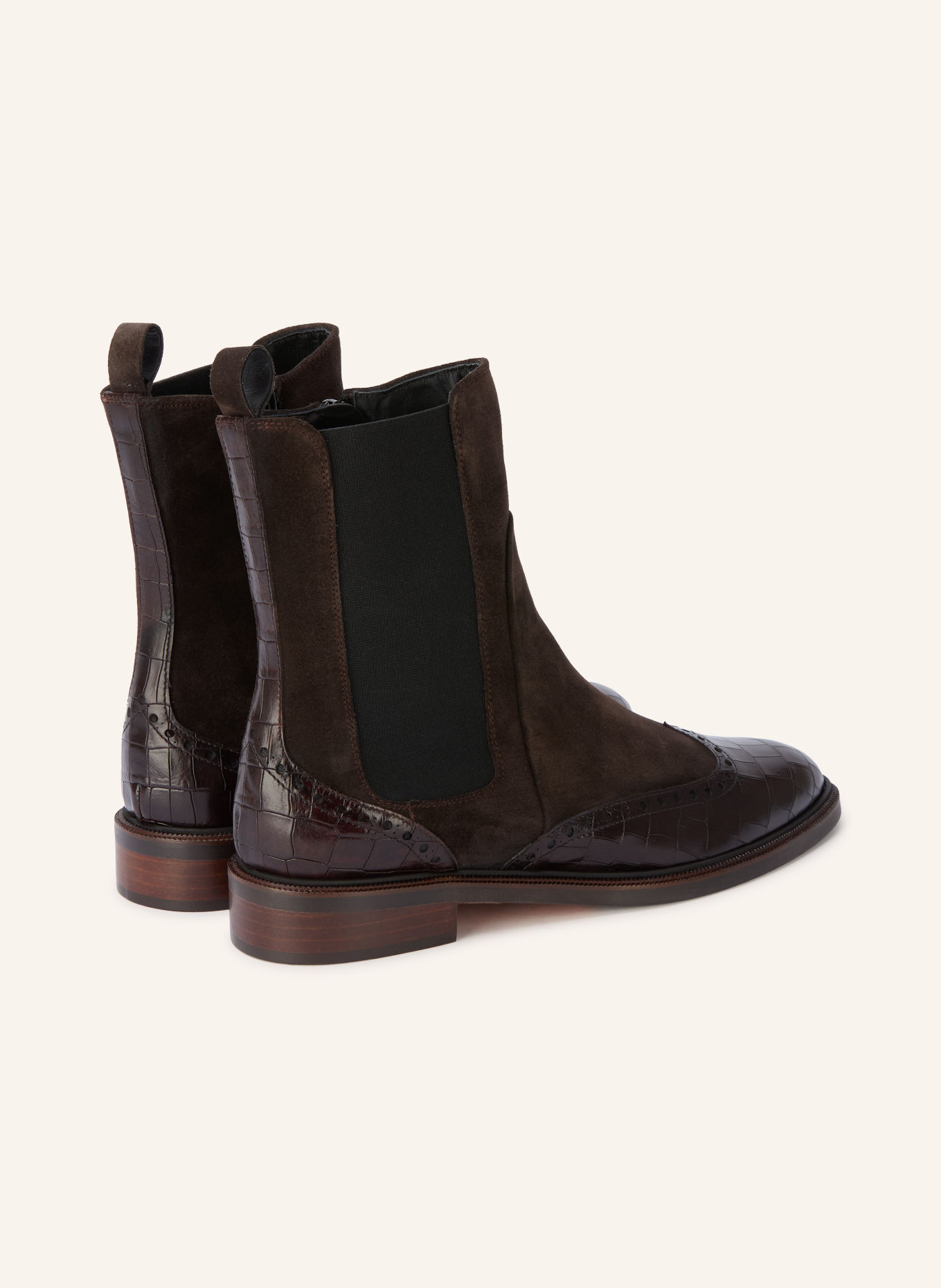 Pertini Chelsea boots: MARRON FONCÉ