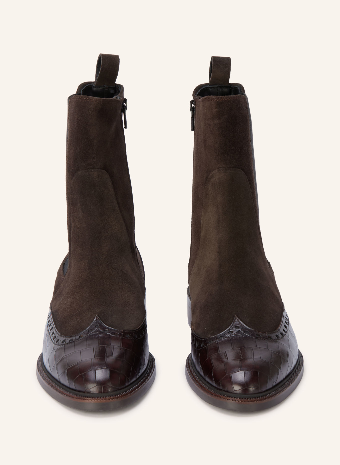 Pertini Chelsea boots: MARRON FONCÉ