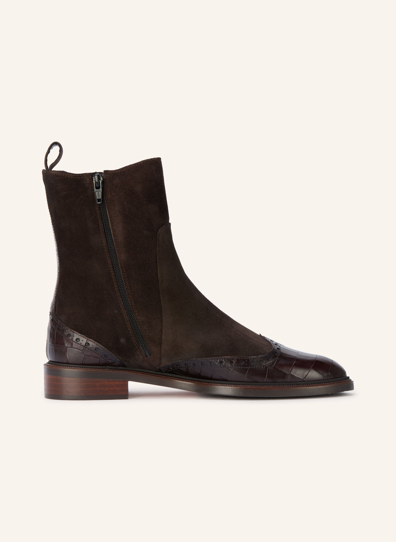 Pertini Chelsea boots: MARRON FONCÉ