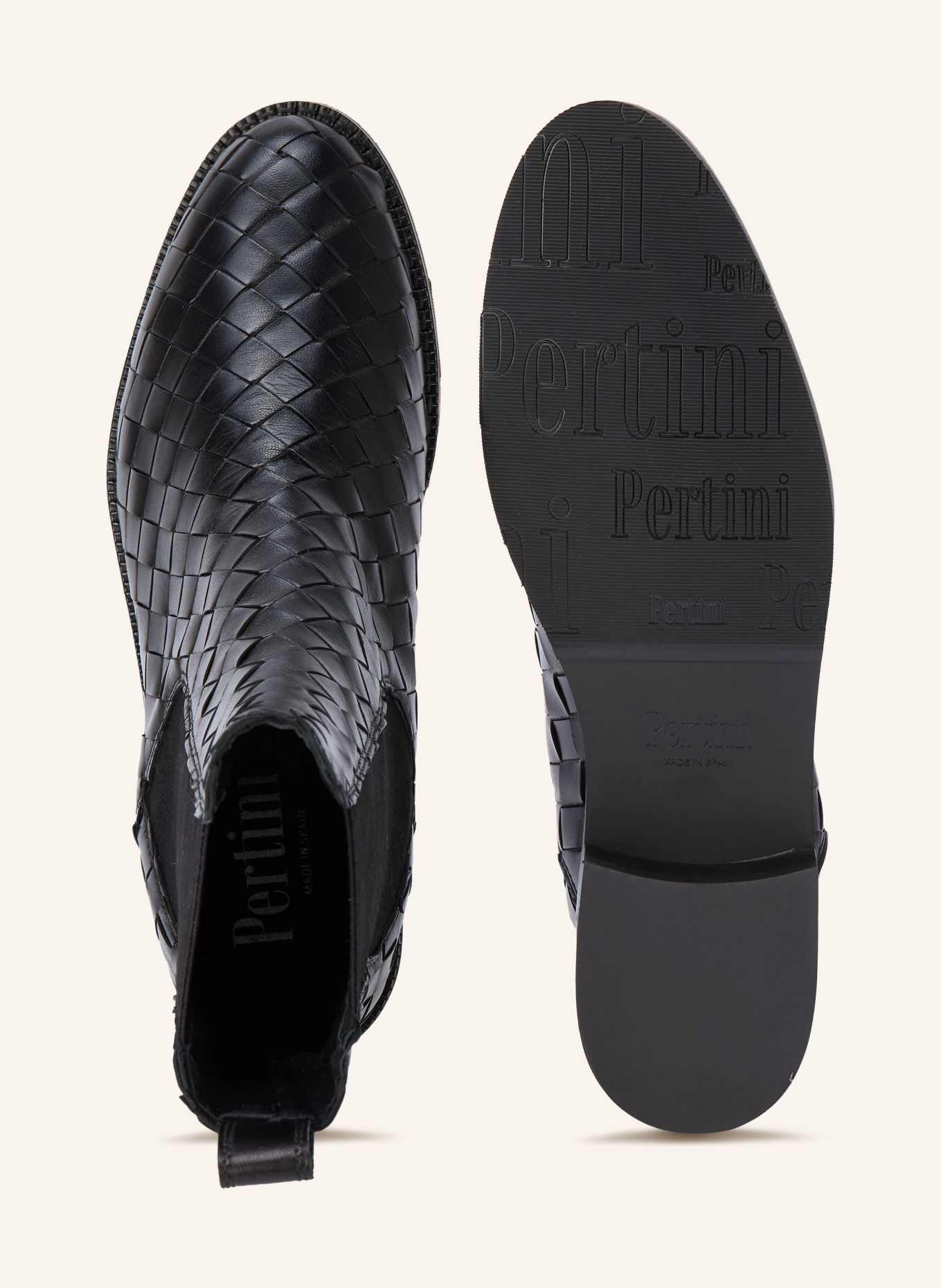 Pertini Chelsea boots: BLACK