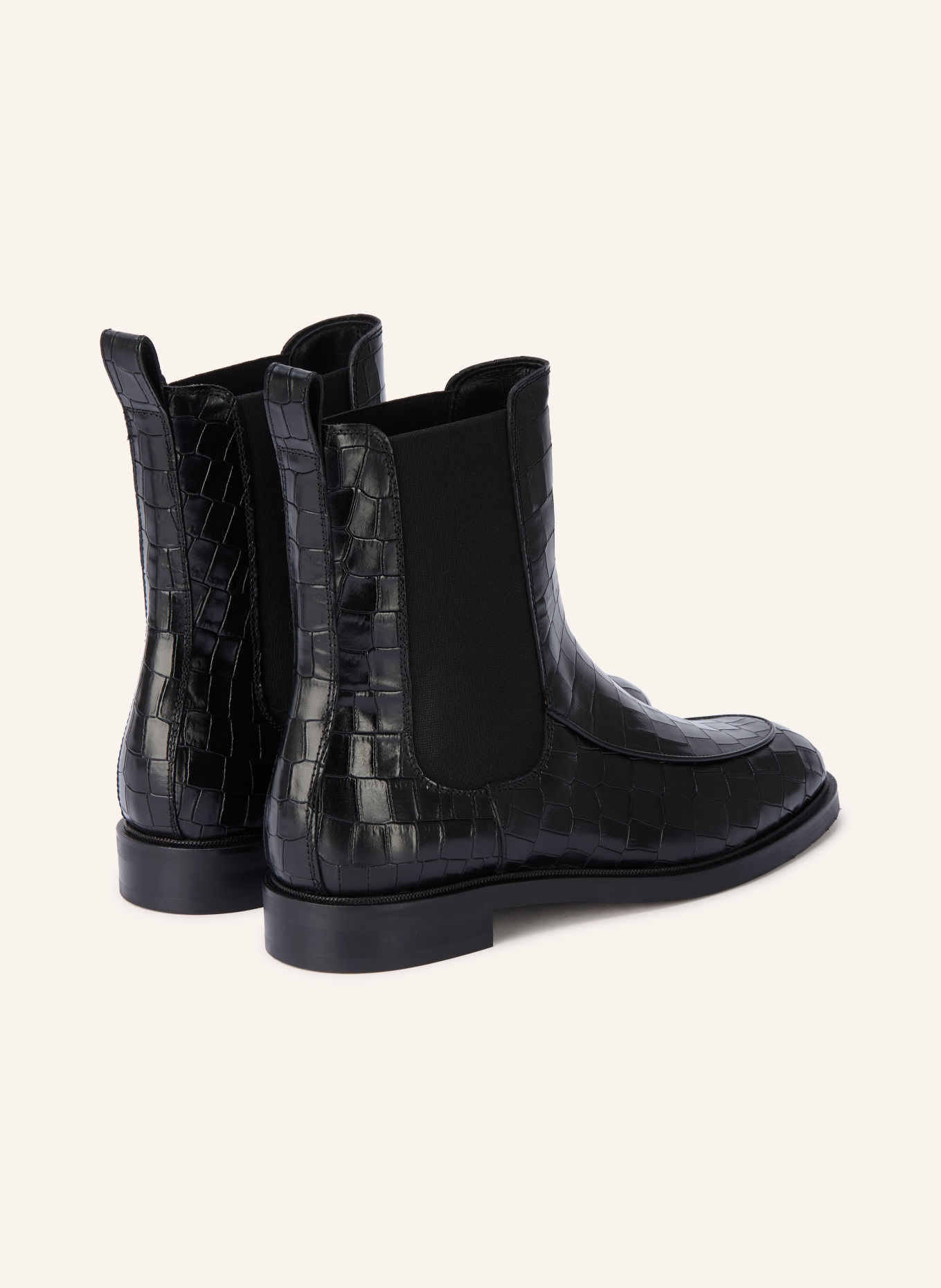 Pertini Chelsea boots: ZWART