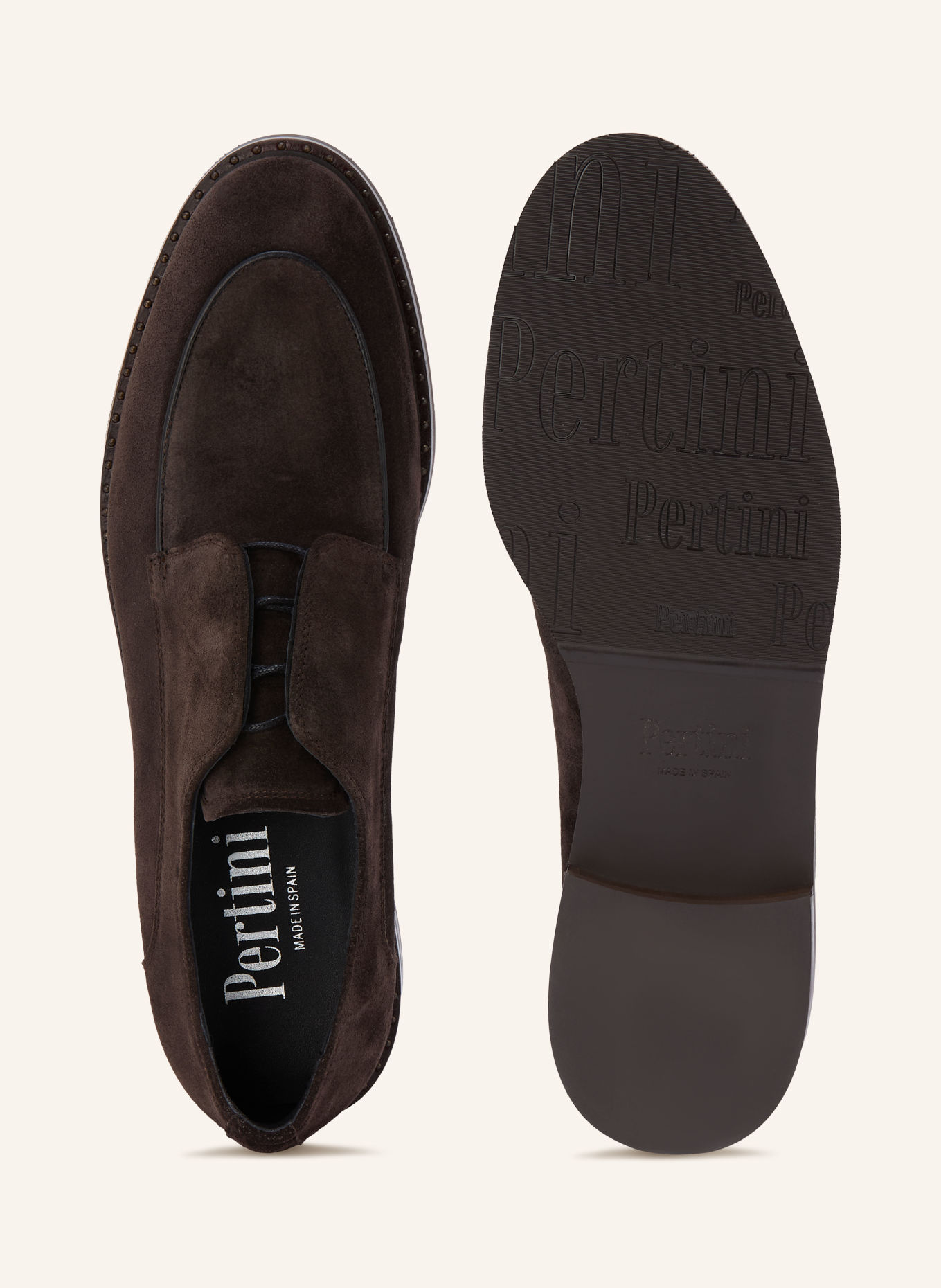 Pertini Lace-up shoes: DARK BROWN