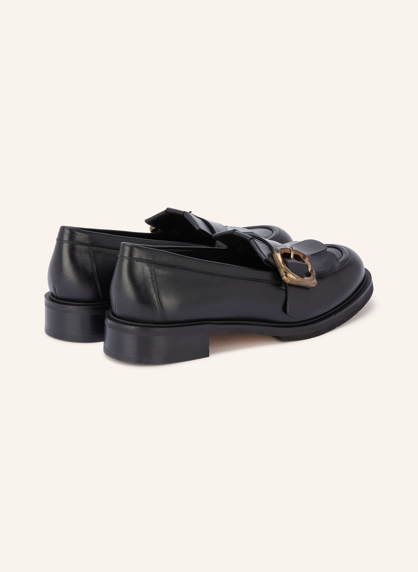 Pertini Loafers: ZWART