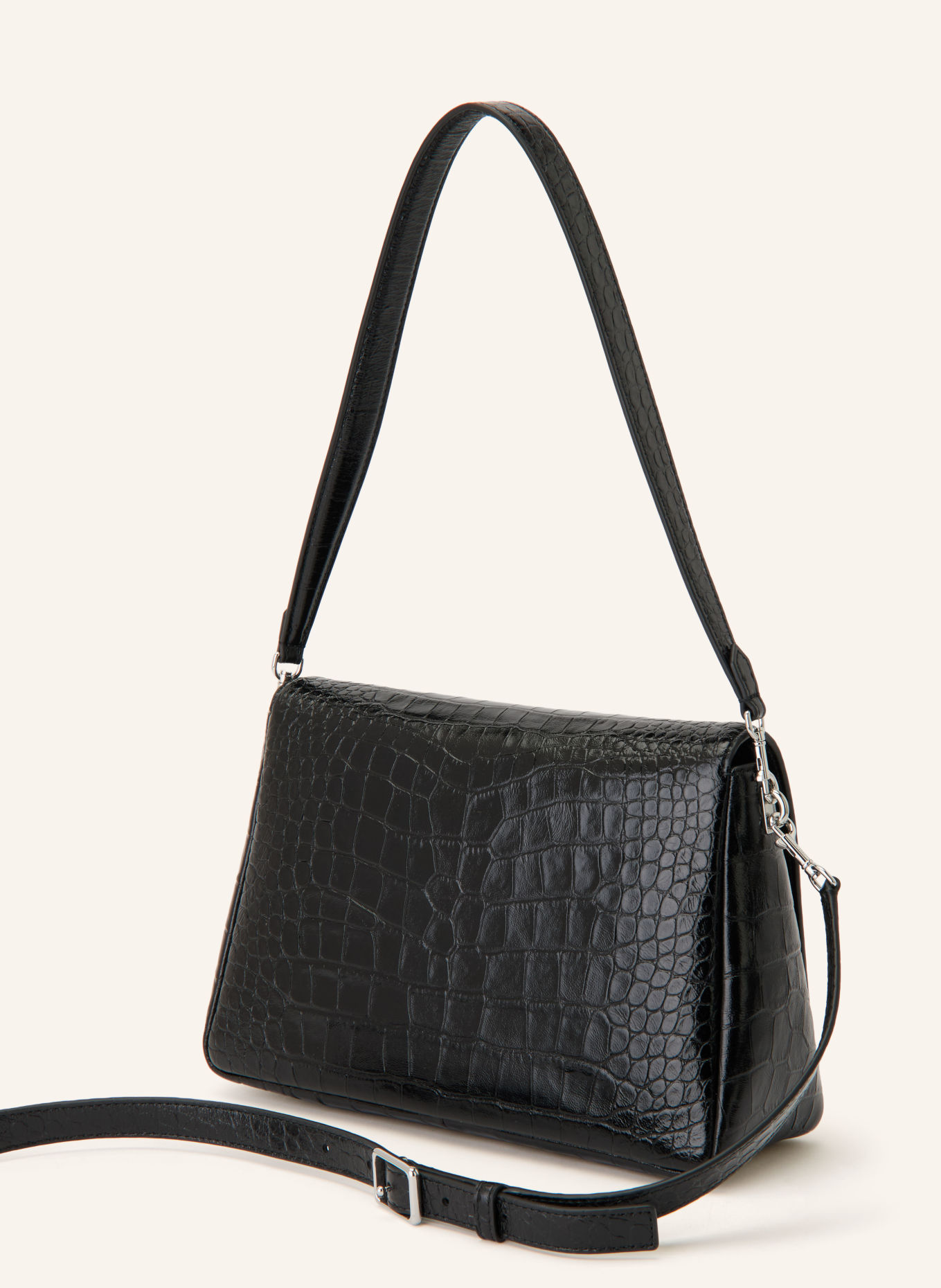 TORY BURCH CHARLIE Crossbody Bag: BLACK