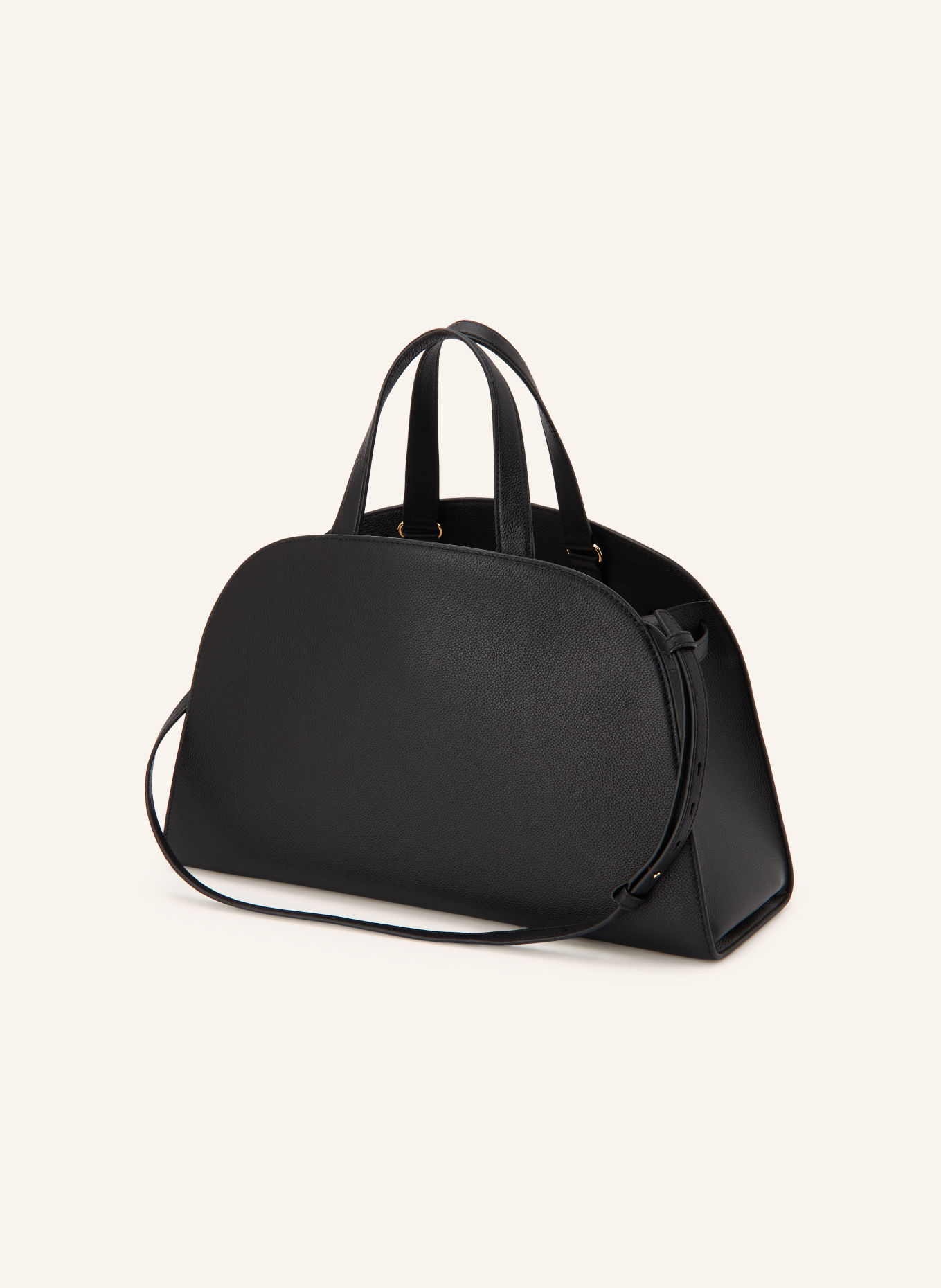 TORY BURCH Handtasche ROMY BAULETTO: SCHWARZ / GOLD