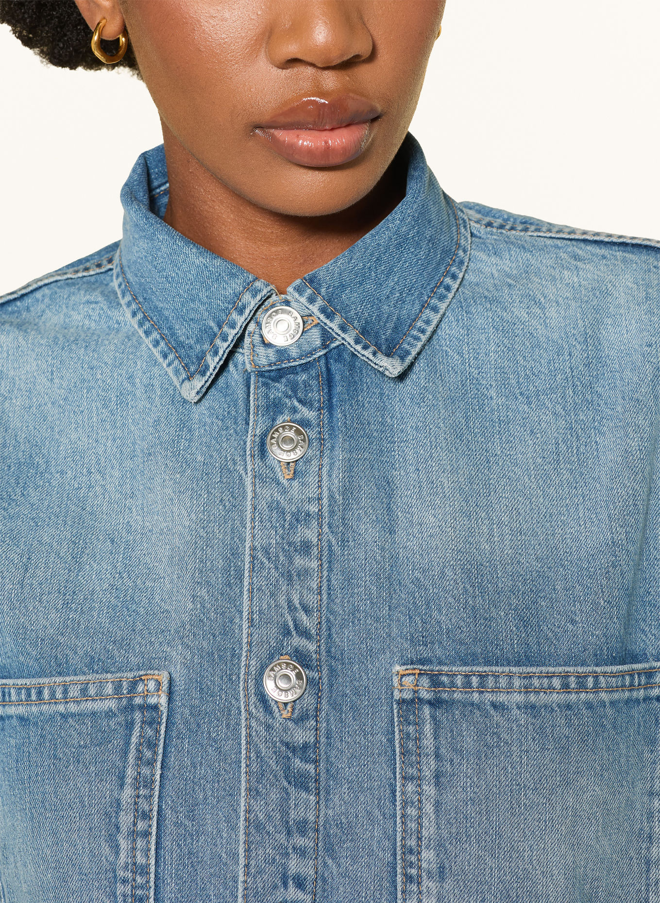 SAMSØE SAMSØE Jeansjacke SAHARP: CLR002910 Sephia blue