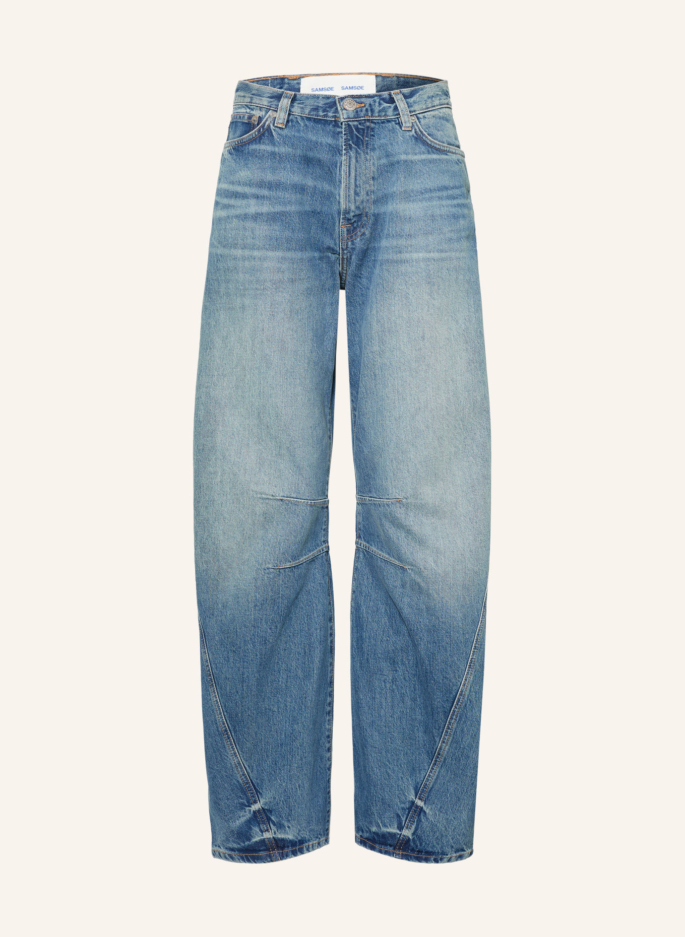 SAMSØE  SAMSØE Barrel-leg jeans SAHARPO: CLR002910 Sephia blue