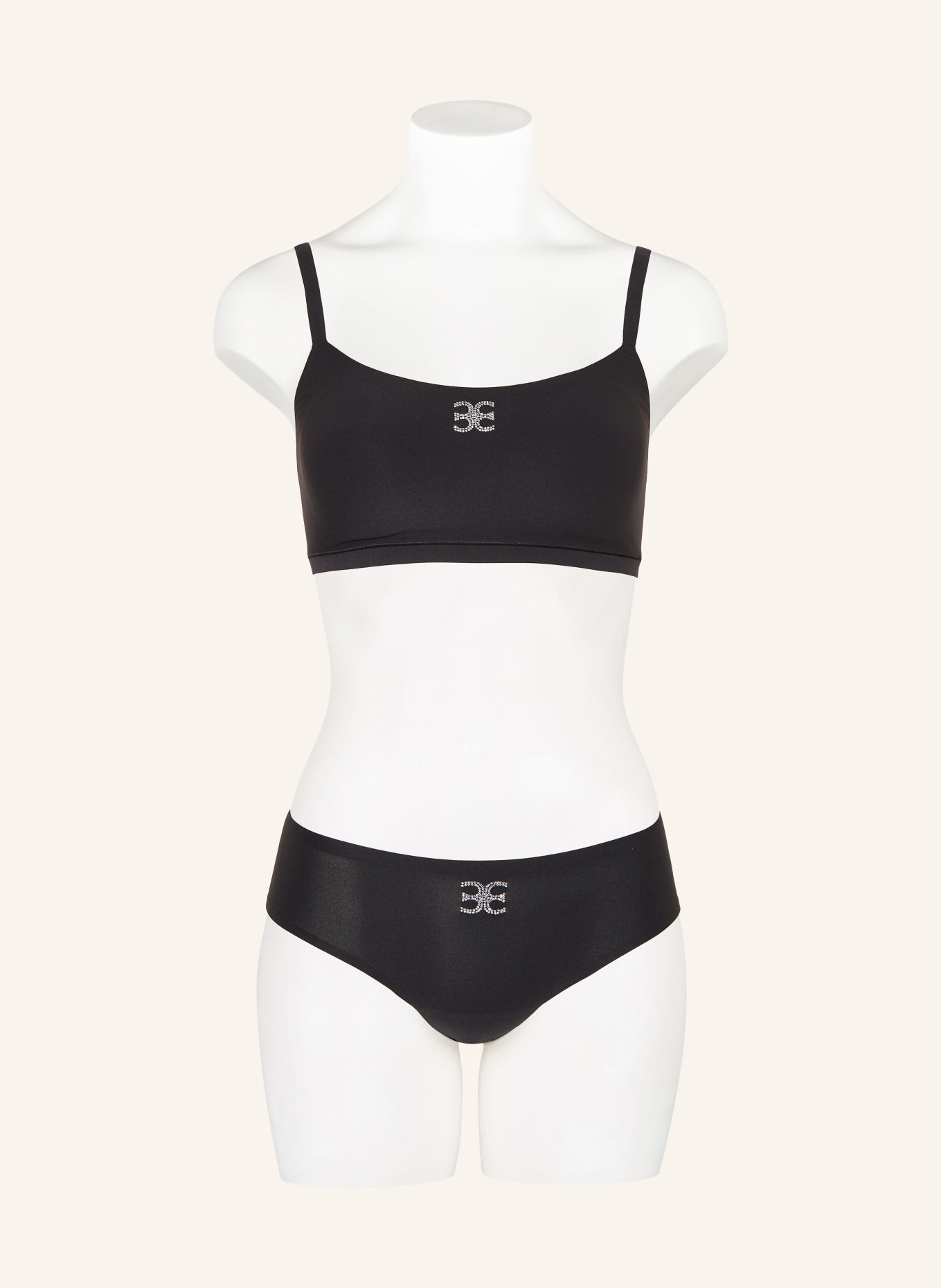 CHANTELLE Panty SOFTSTRETCH mit Schmucksteinen: E67 MIDNIGHT MONOGRAM
