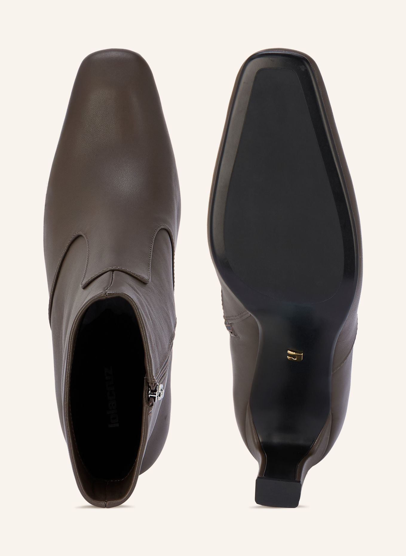 Lola Cruz Bottines: TAUPE