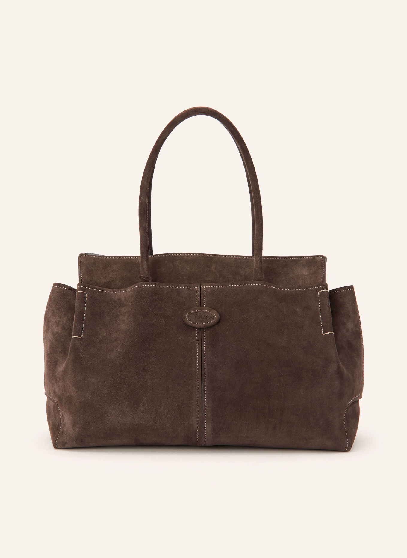 TOD'S MEDIUM Shoppers: DARK BROWN