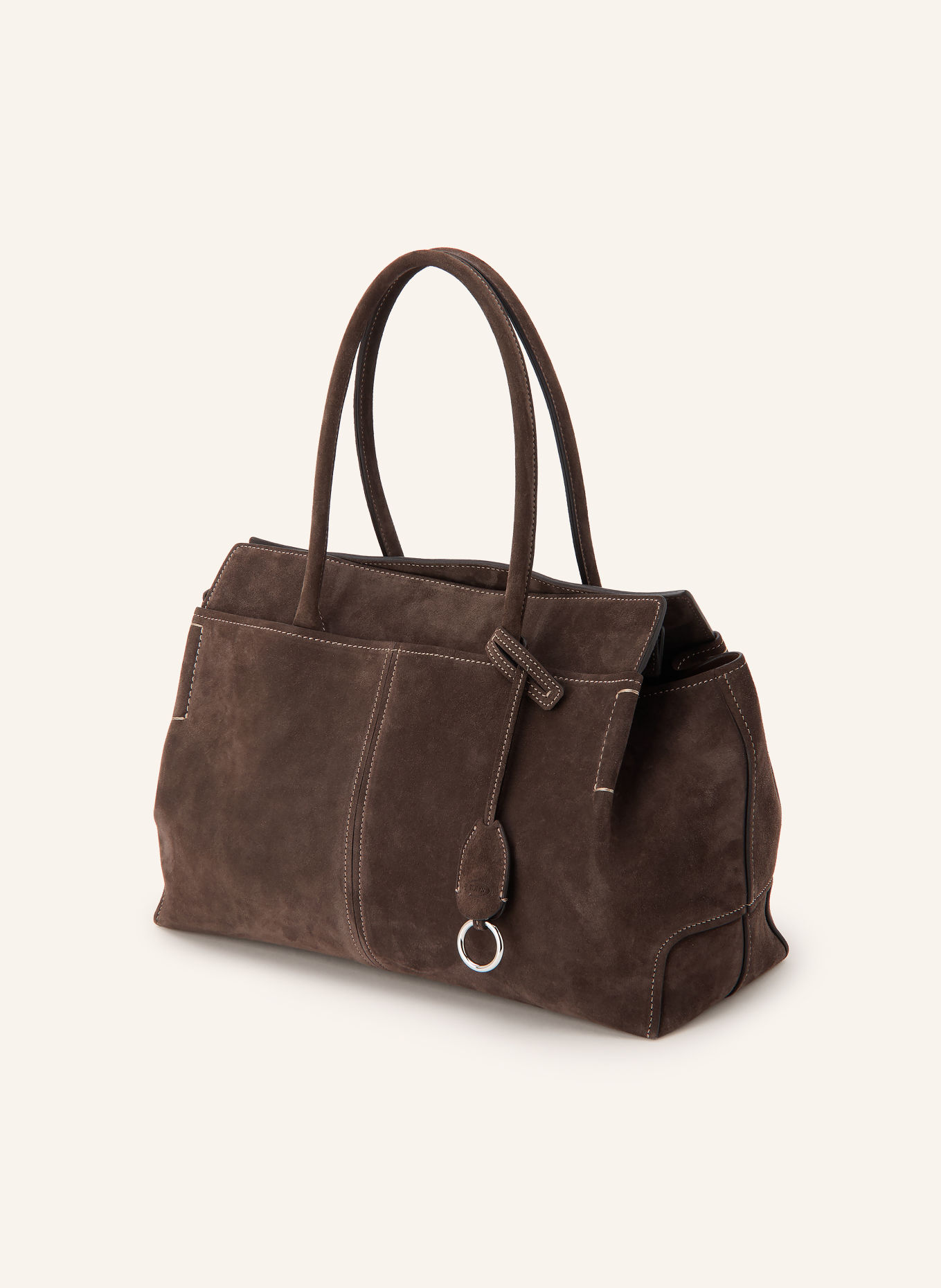 TOD'S MEDIUM Shoppers: DARK BROWN