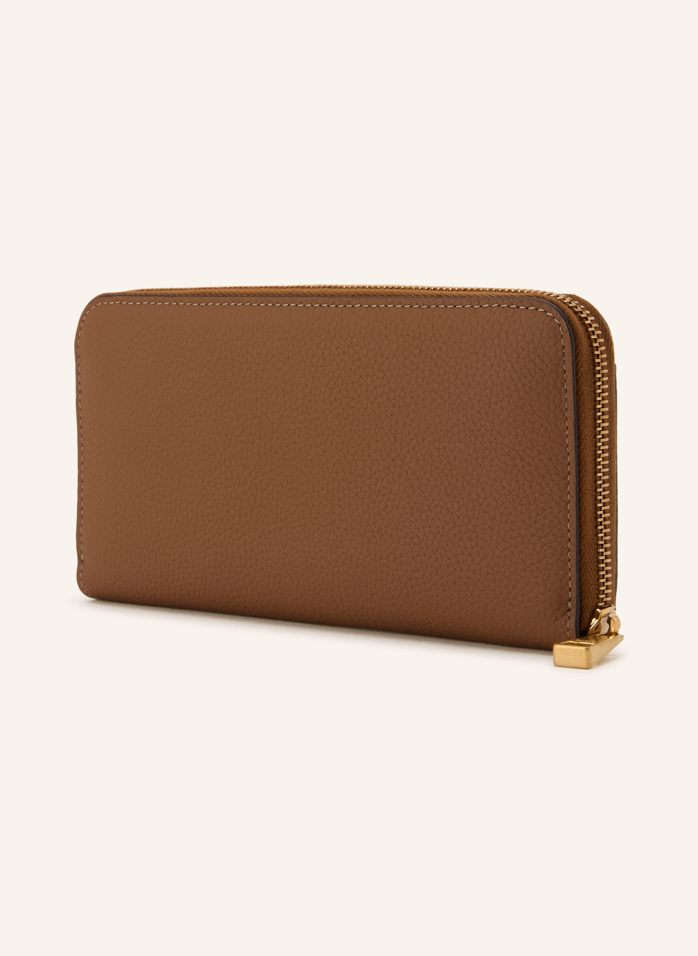 TOD'S Wallet: COGNAC / GOLD