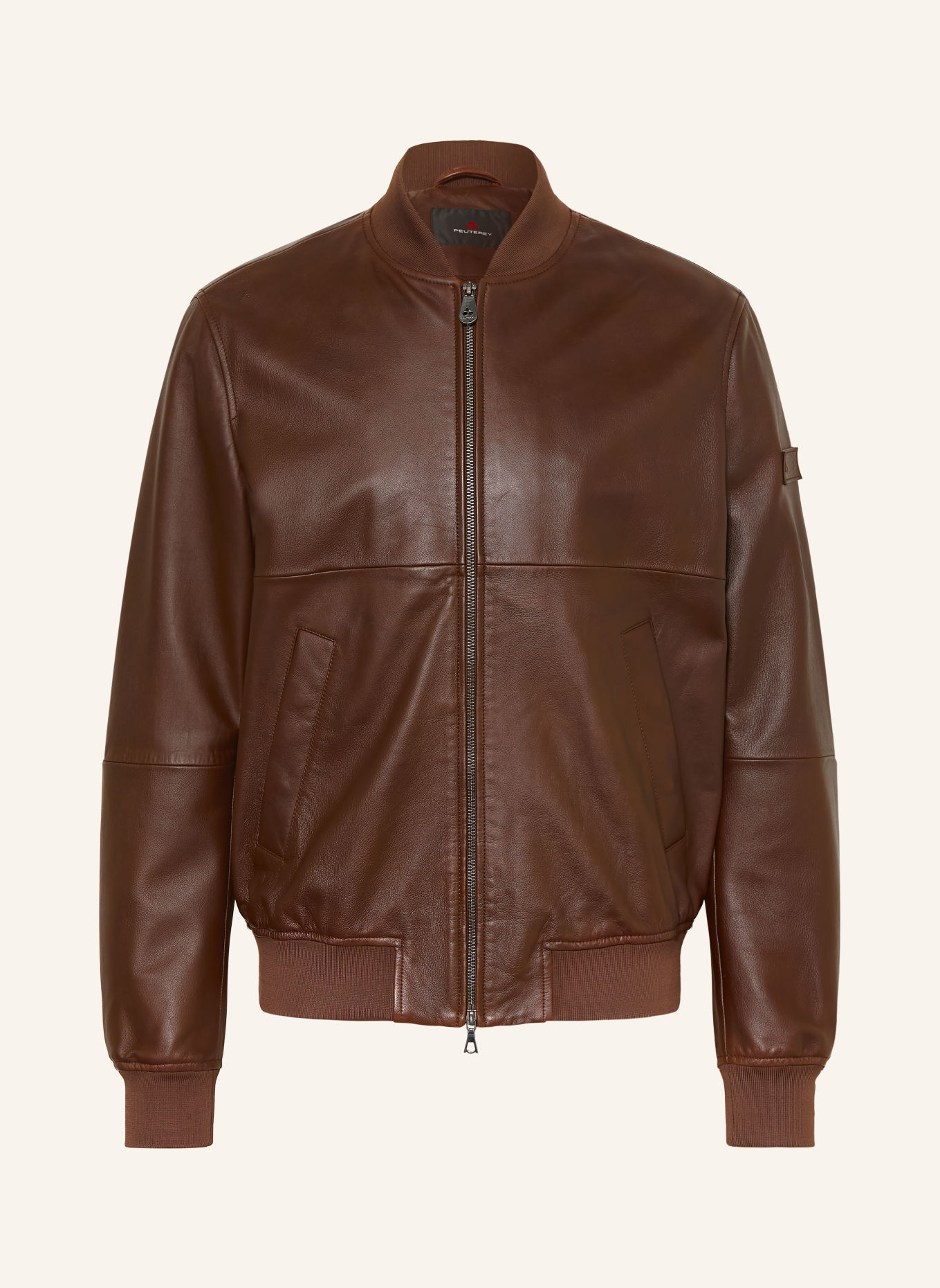 PEUTEREY Lederblouson JODIE: BRAUN