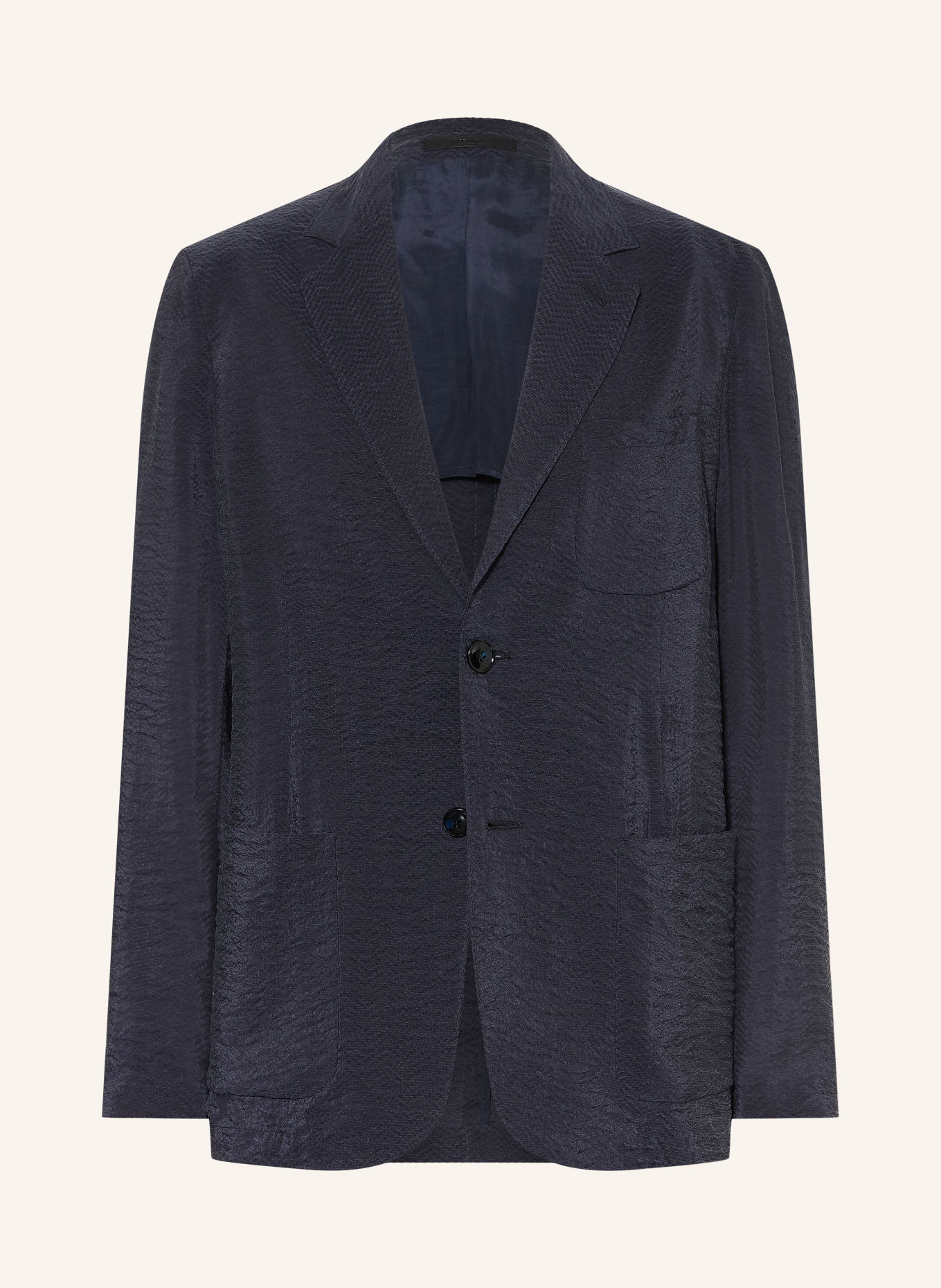 GIORGIO ARMANI Slim fit colbert: DONKERBLAUW