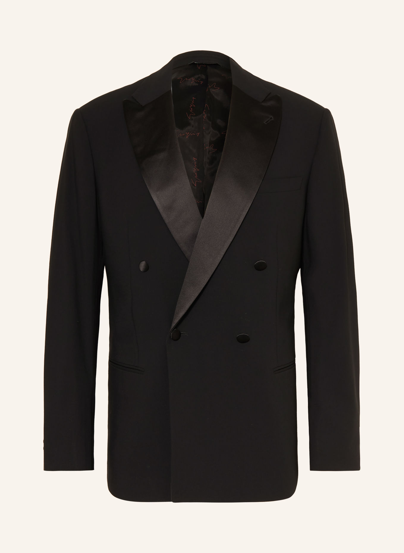 GIORGIO ARMANI Veston de costume coupe régulière: UC001 BLACK BEAUTY