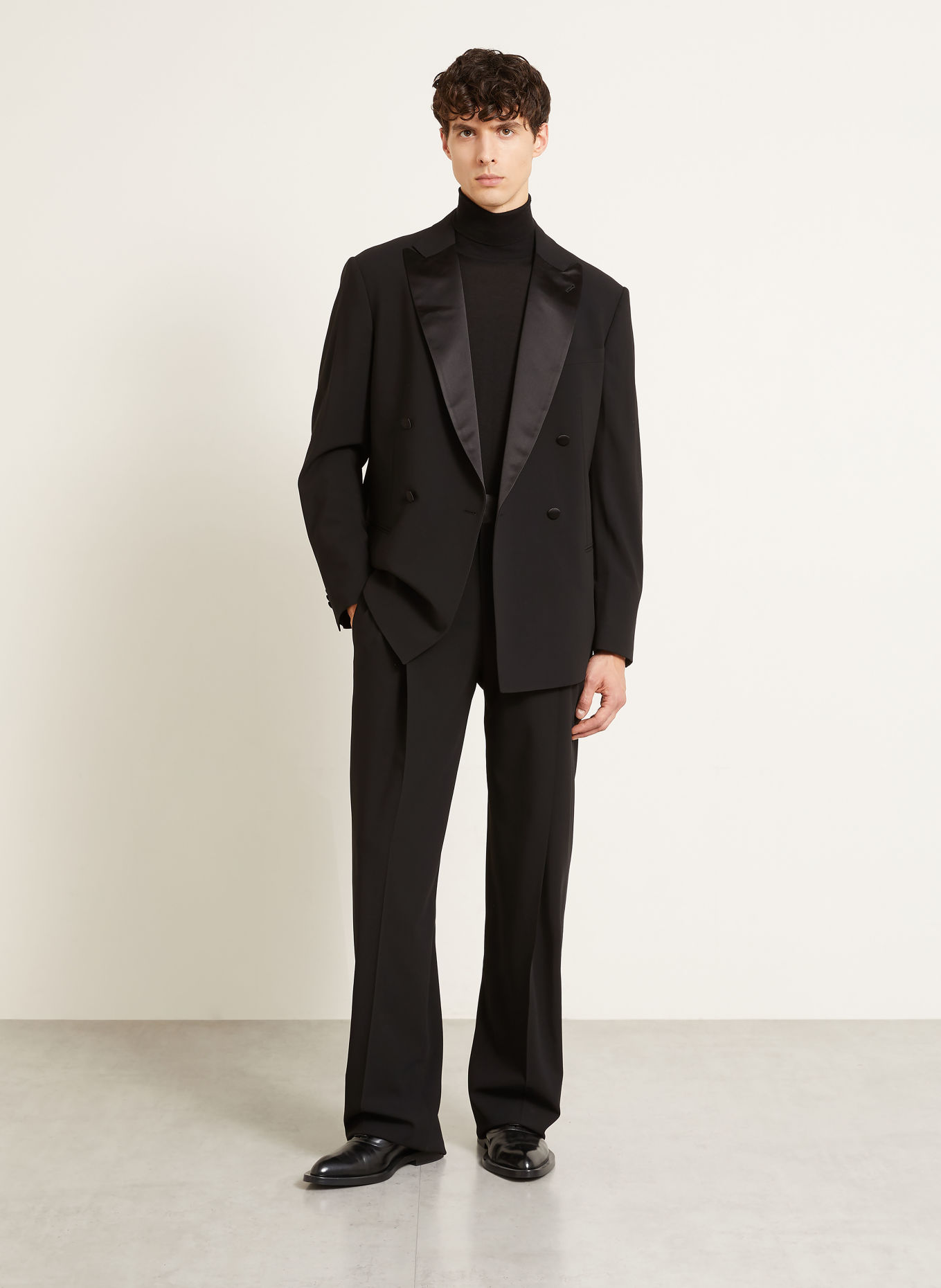 GIORGIO ARMANI Veston de costume coupe régulière: UC001 BLACK BEAUTY