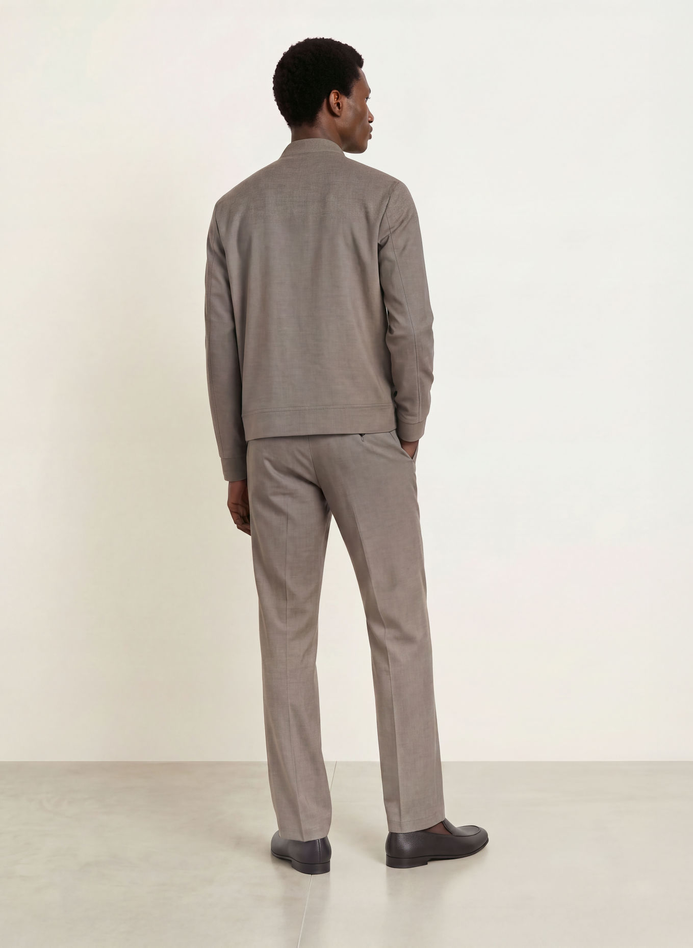 CINQUE Pantalon CILAZO coupe classique: TAUPE