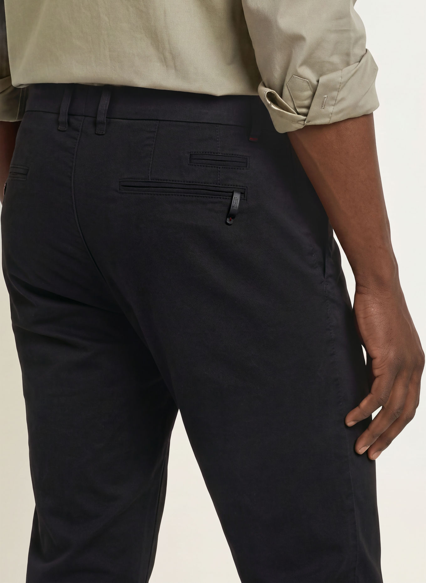 CINQUE Chino CIWOOD Slim Fit: SVART