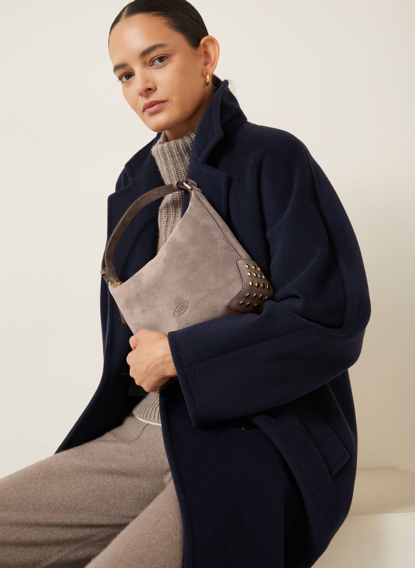 TOD'S Sac à bandoulière: TAUPE