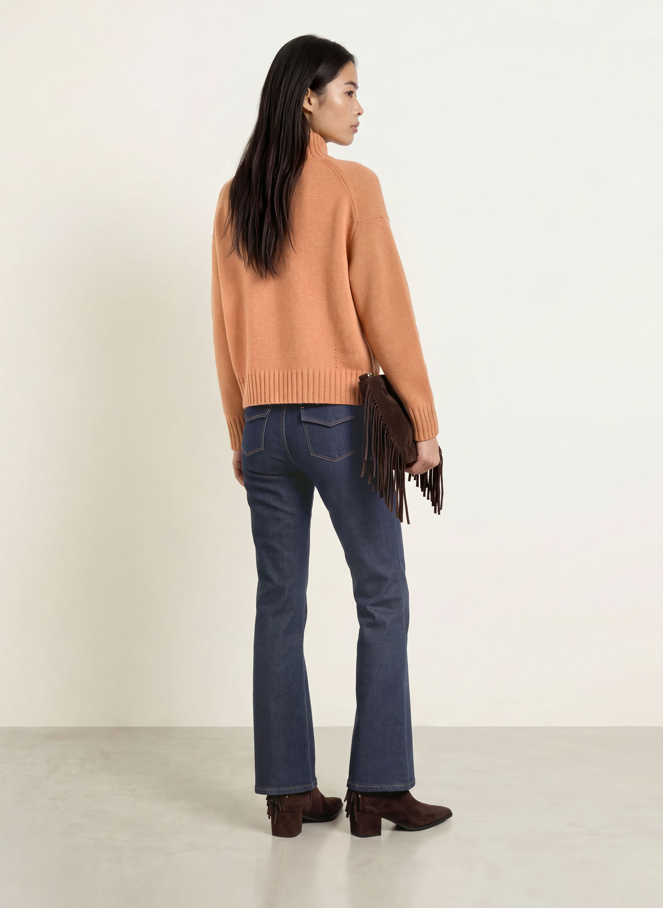 PURSCHOEN Cashmere-Pullover FLORENZ: CAMEL