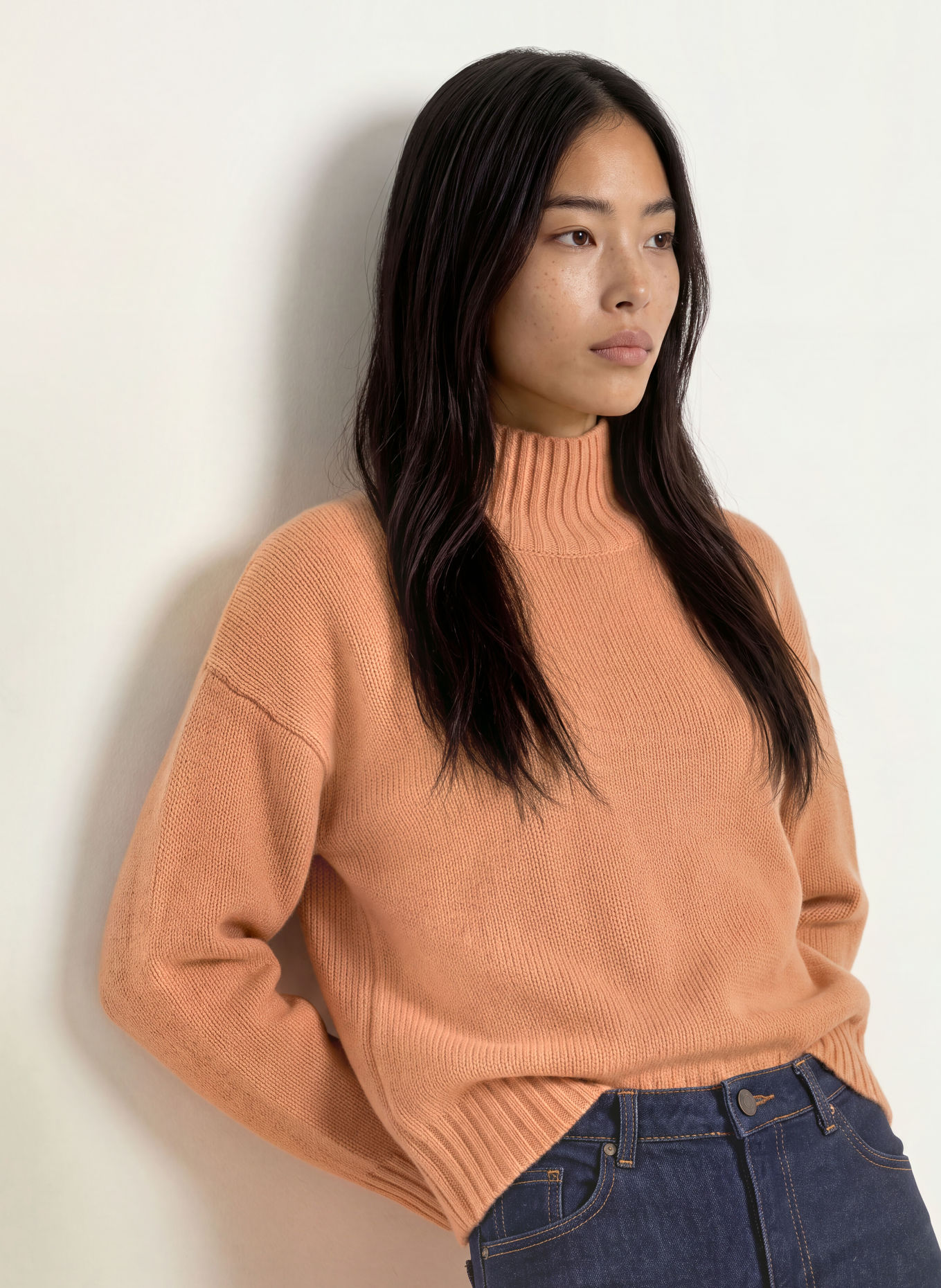 PURSCHOEN Cashmere-Pullover FLORENZ: CAMEL