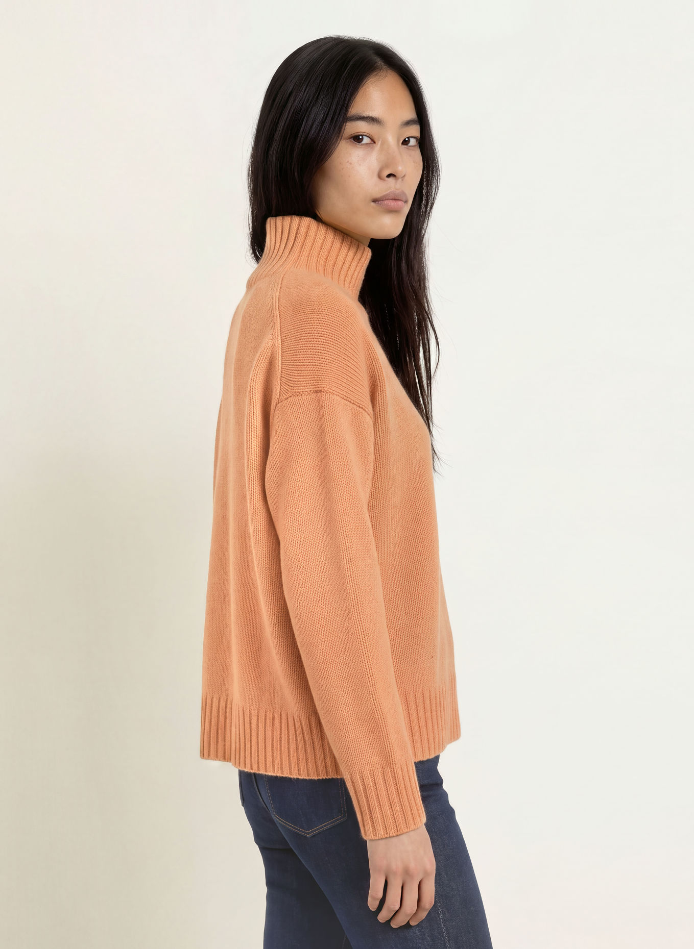 PURSCHOEN Cashmere-Pullover FLORENZ: CAMEL