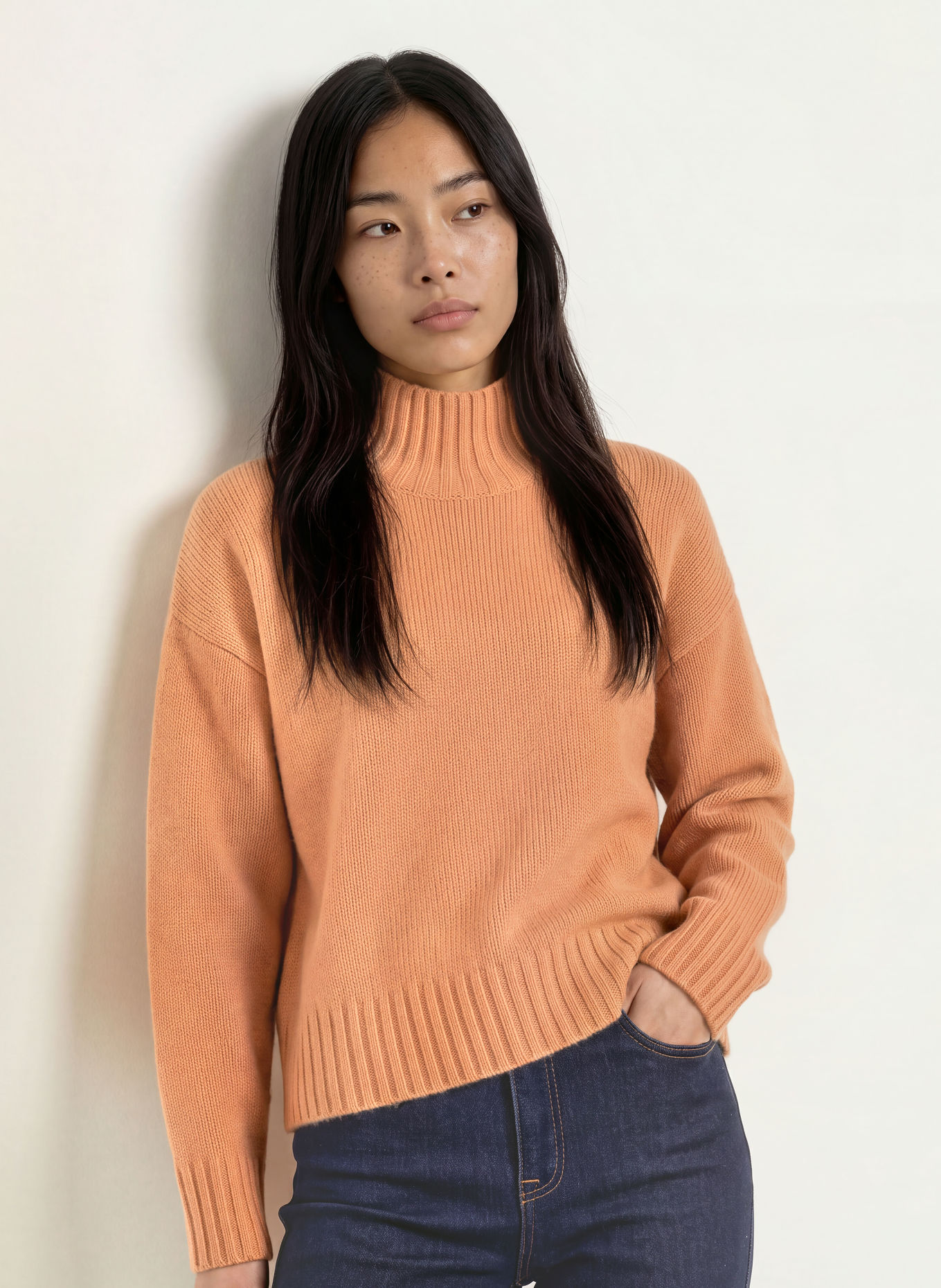 PURSCHOEN Cashmere-Pullover FLORENZ: CAMEL