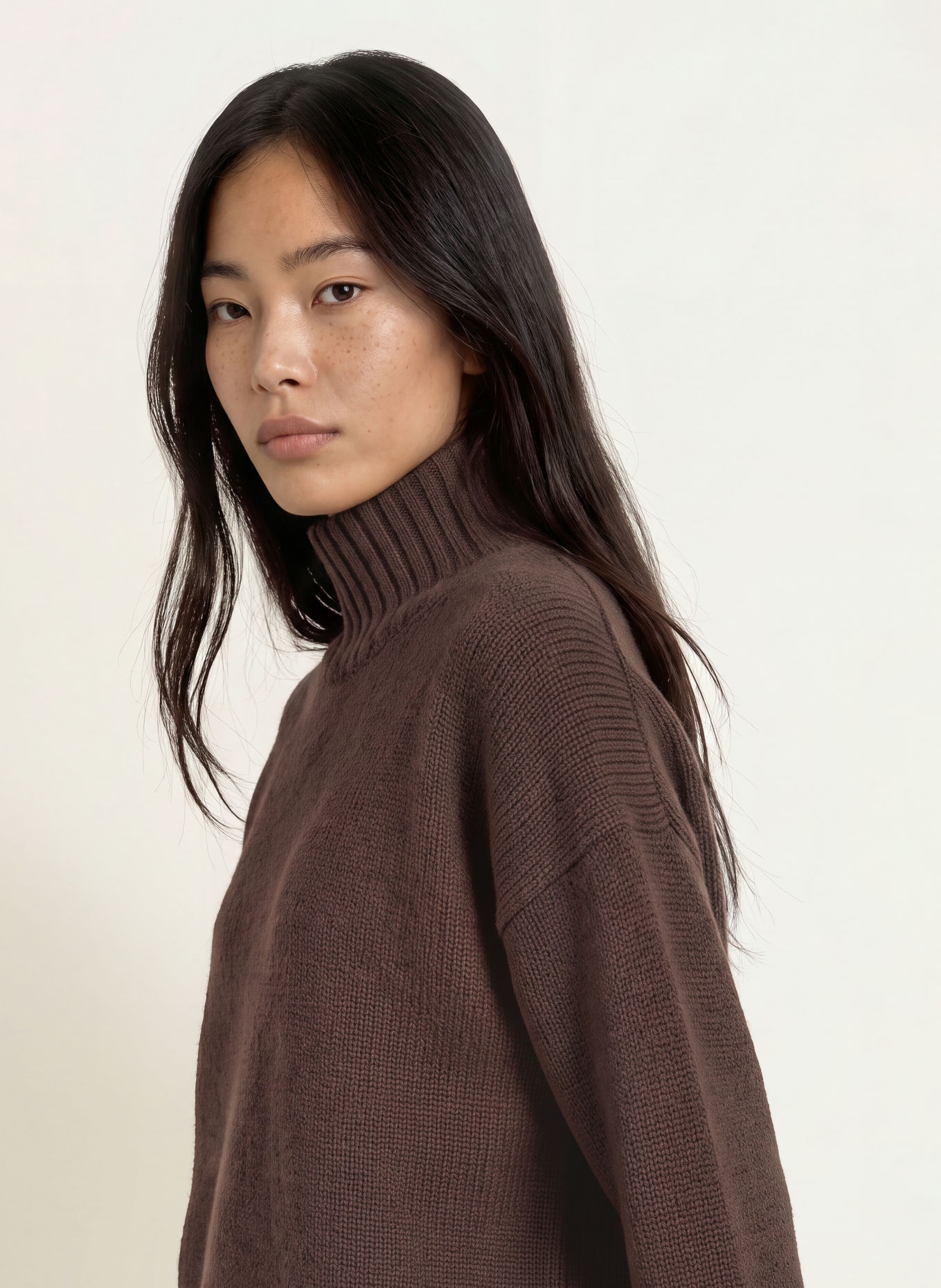 PURSCHOEN Cashmere-Pullover FLORENZ: DUNKELBRAUN