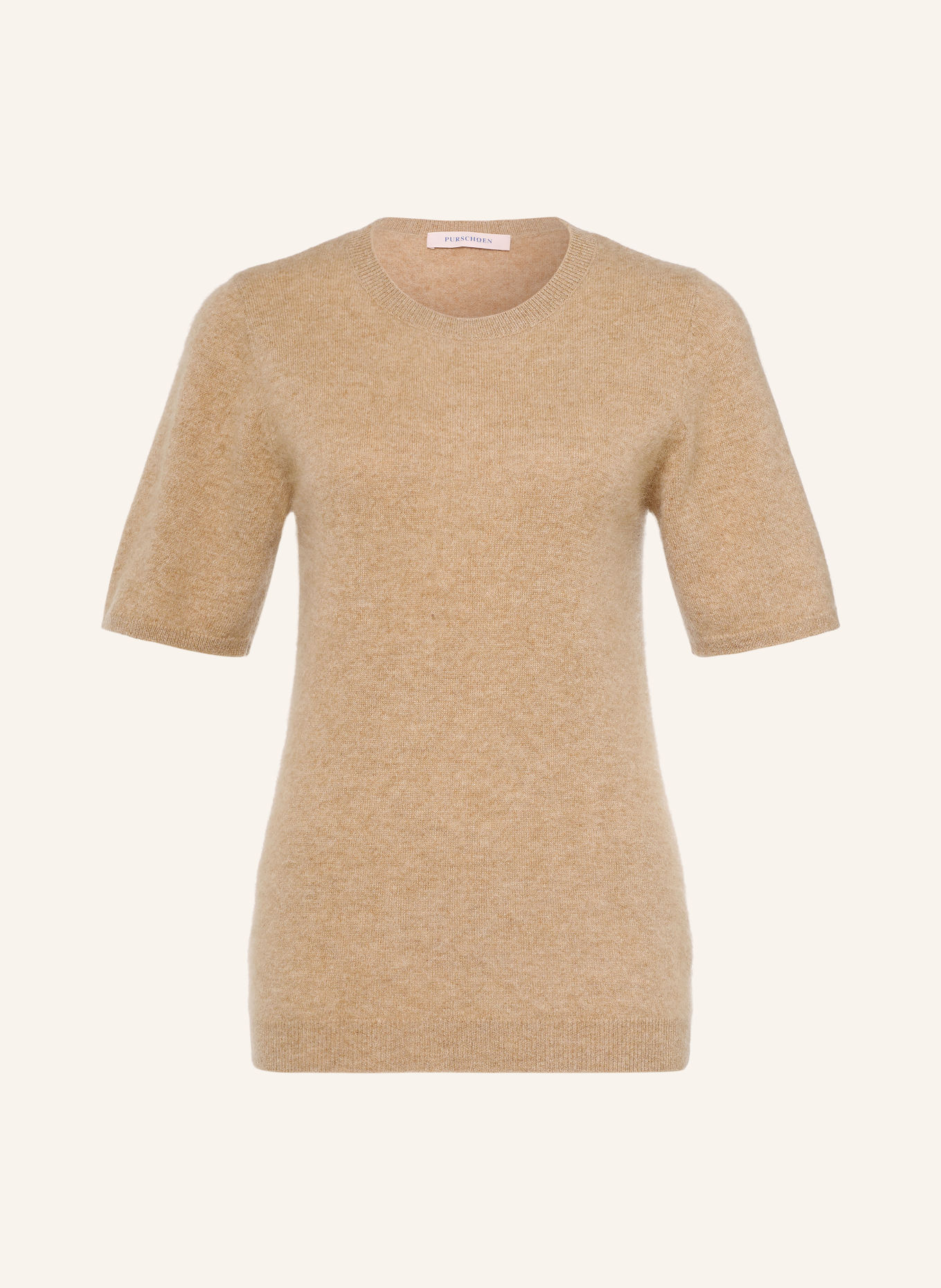 PURSCHOEN Strickshirt PISA aus Cashmere: BEIGE