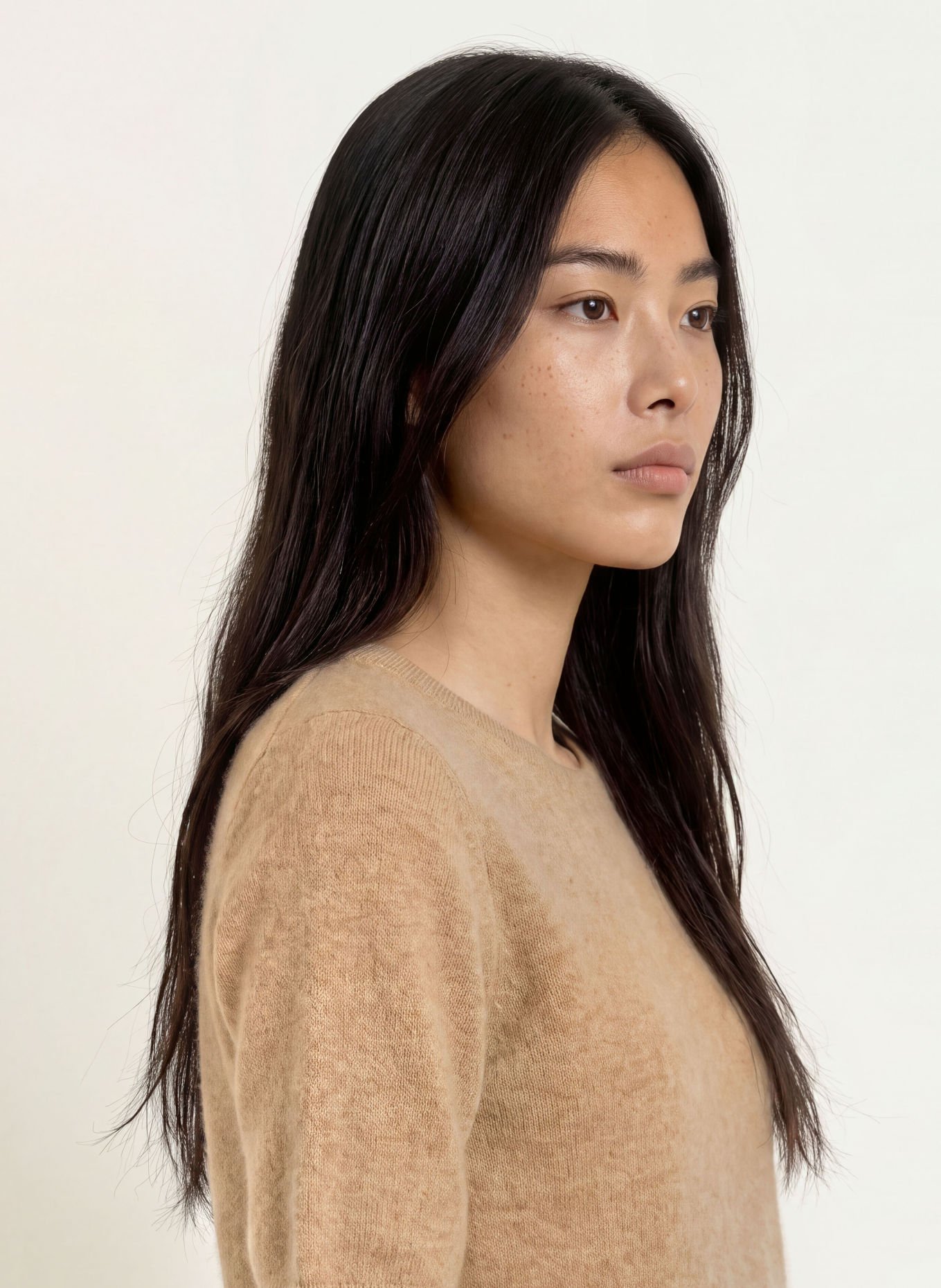 PURSCHOEN Strickshirt PISA aus Cashmere: BEIGE