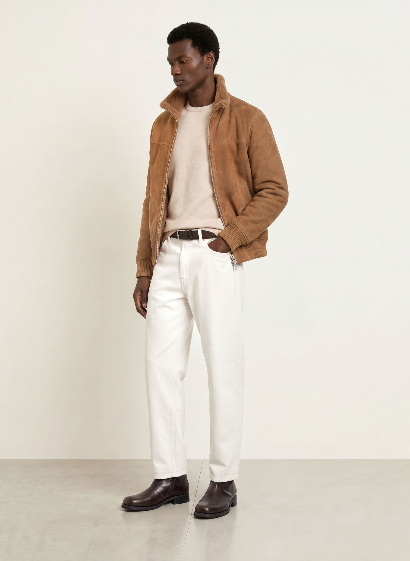 ARMA Lederjacke AREK: BRAUN