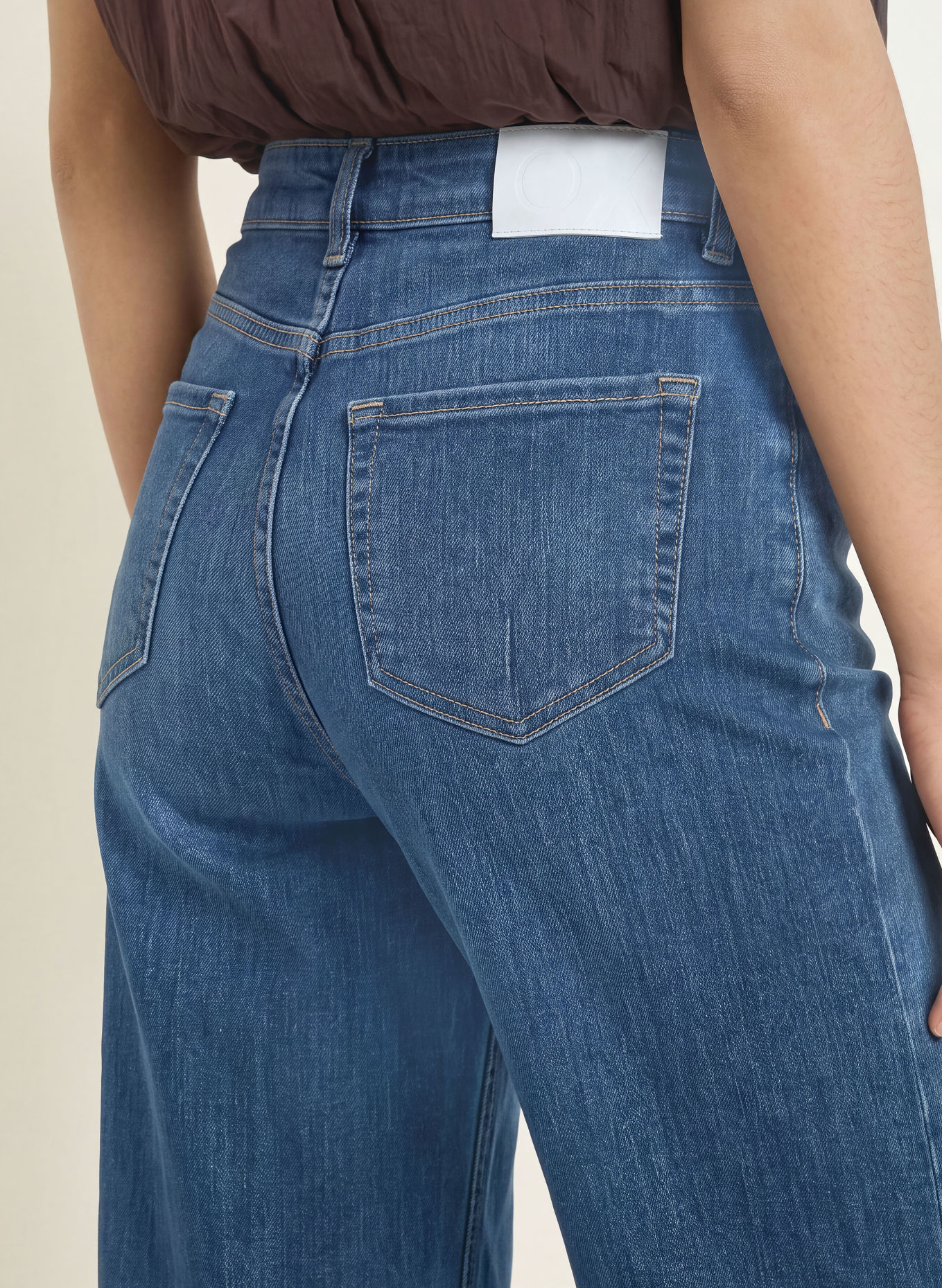 OPUS PANTS Jeans met wijde pijpen MELLY MODERN: 70193 dark blue